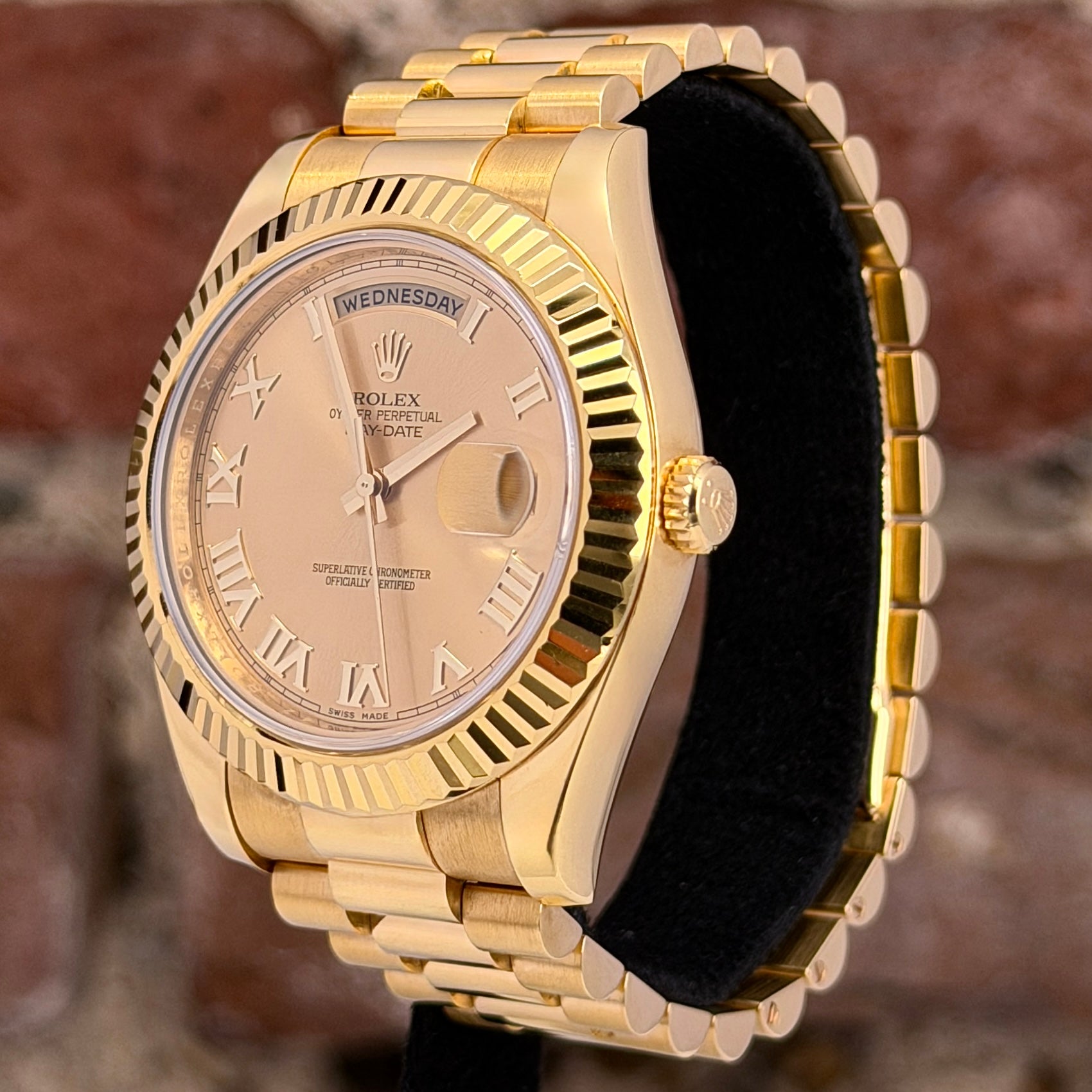 Rolex Daydate 41 - Champagner Zifferblatt, Modell 2012, Ref.218238