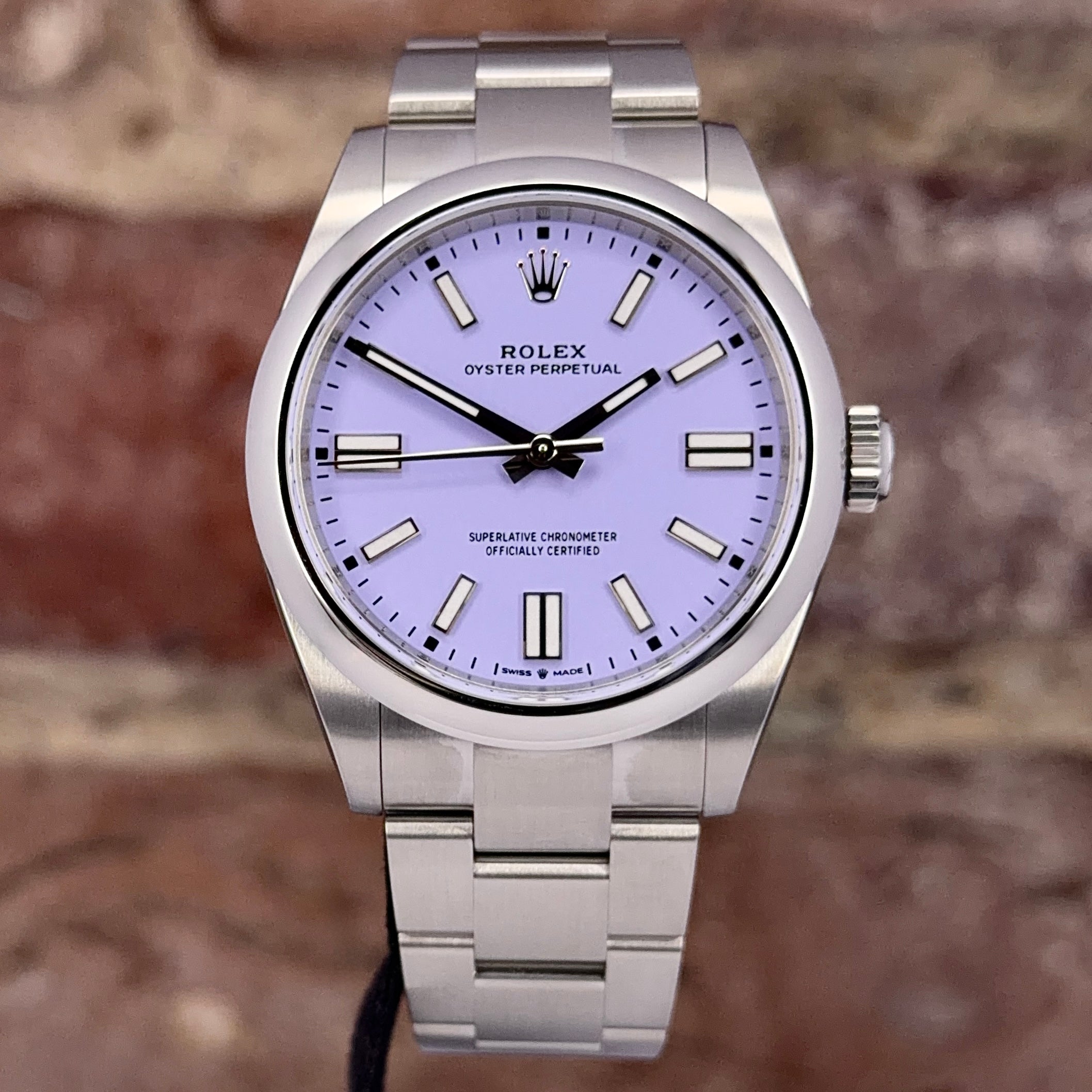 Rolex Oyster Perpetual 41 - Lavender Zifferblatt, Modell 2026, Ref.134300