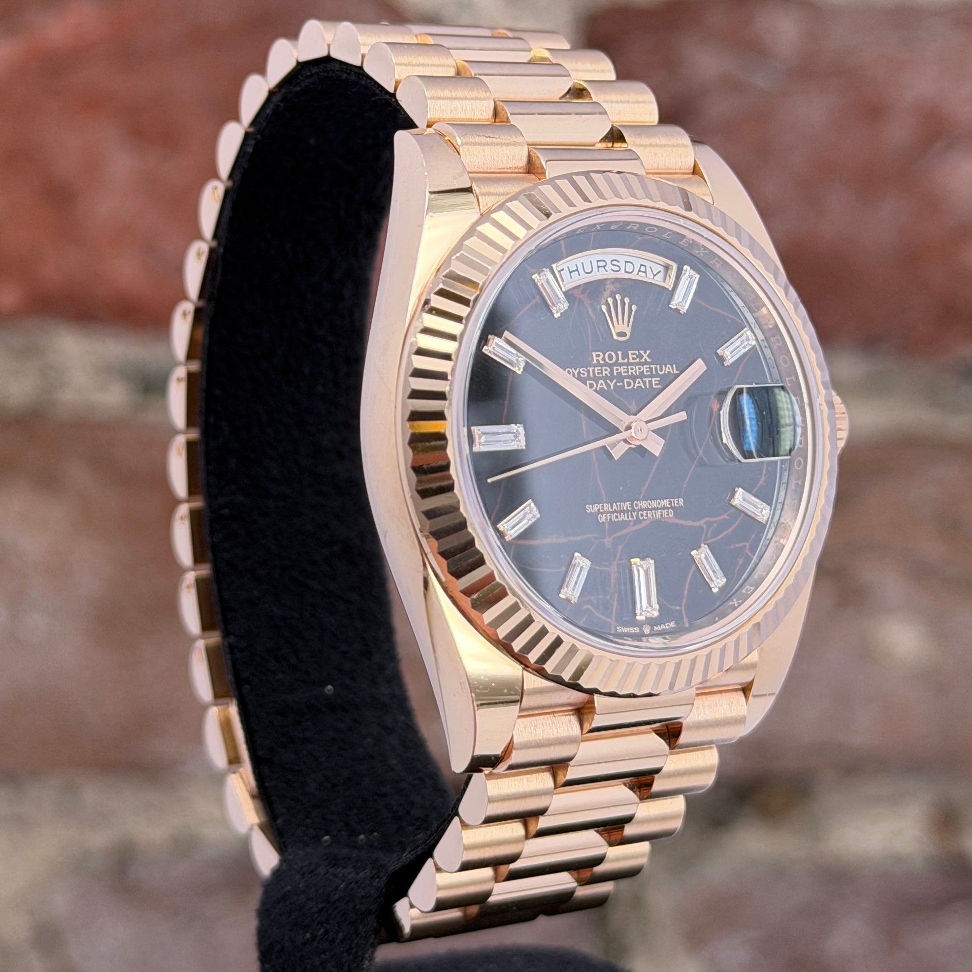 Rolex Daydate 40 - Eisenkiesel Zifferblatt, Modell 2021, Ref. 228235