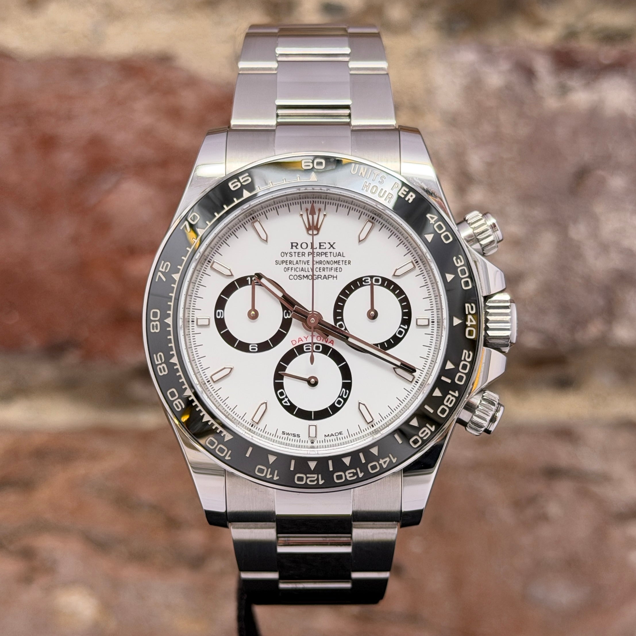 Rolex Daytona 40 - Weißes Zifferblatt, Modell 2024, Ref.126500LN