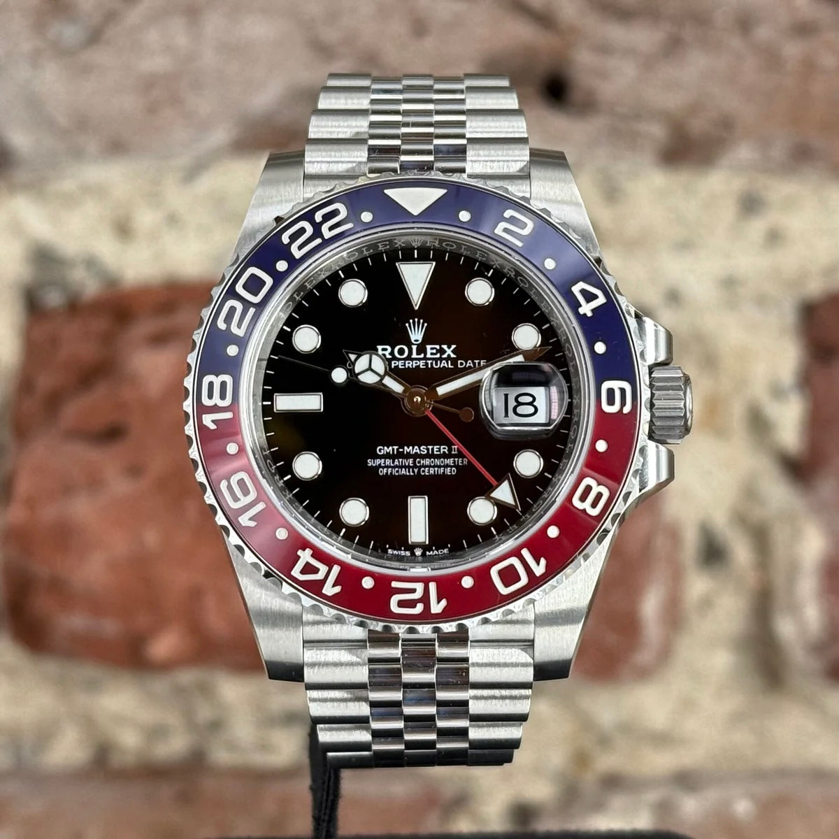 Rolex Gmt Master II - Schwarzes Zifferblatt, Modell 2024, Ref.126710BLRO