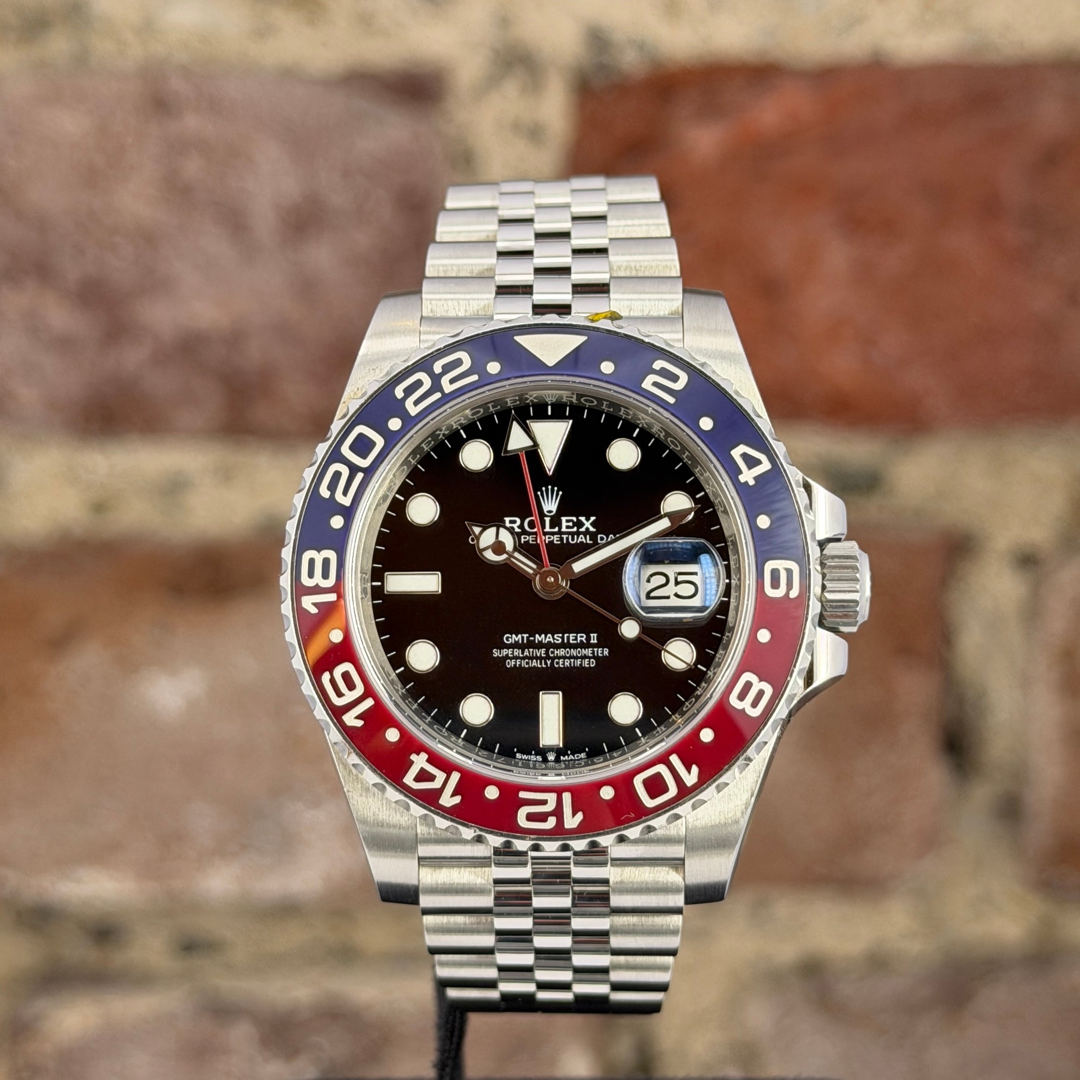 Rolex GMT Master II – Schwarzes Zifferblatt, Modell 2018, Ref. 126710BLRO