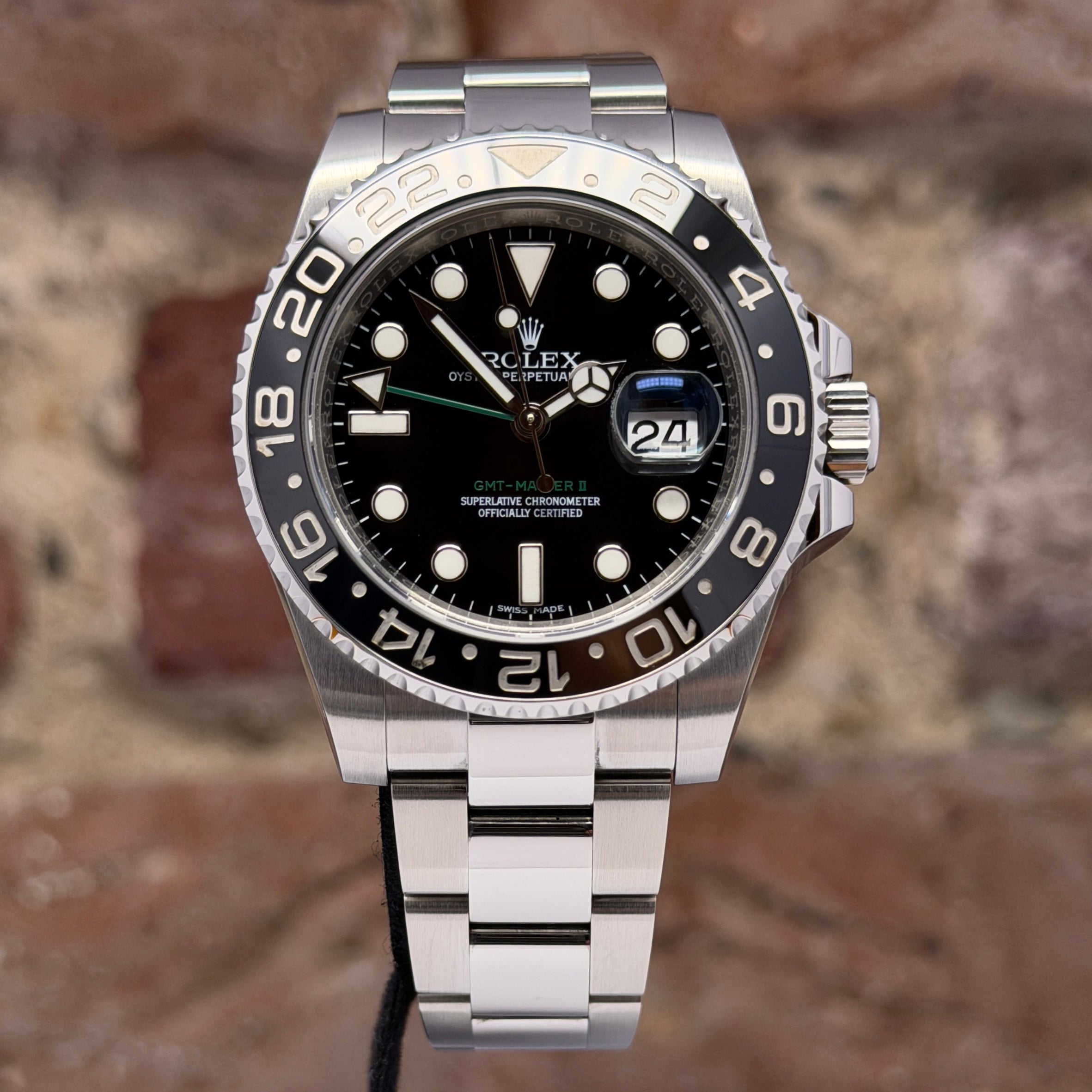 Rolex Gmt Master II - Schwarzes Zifferblatt, Modell 2016, Ref.116710LN