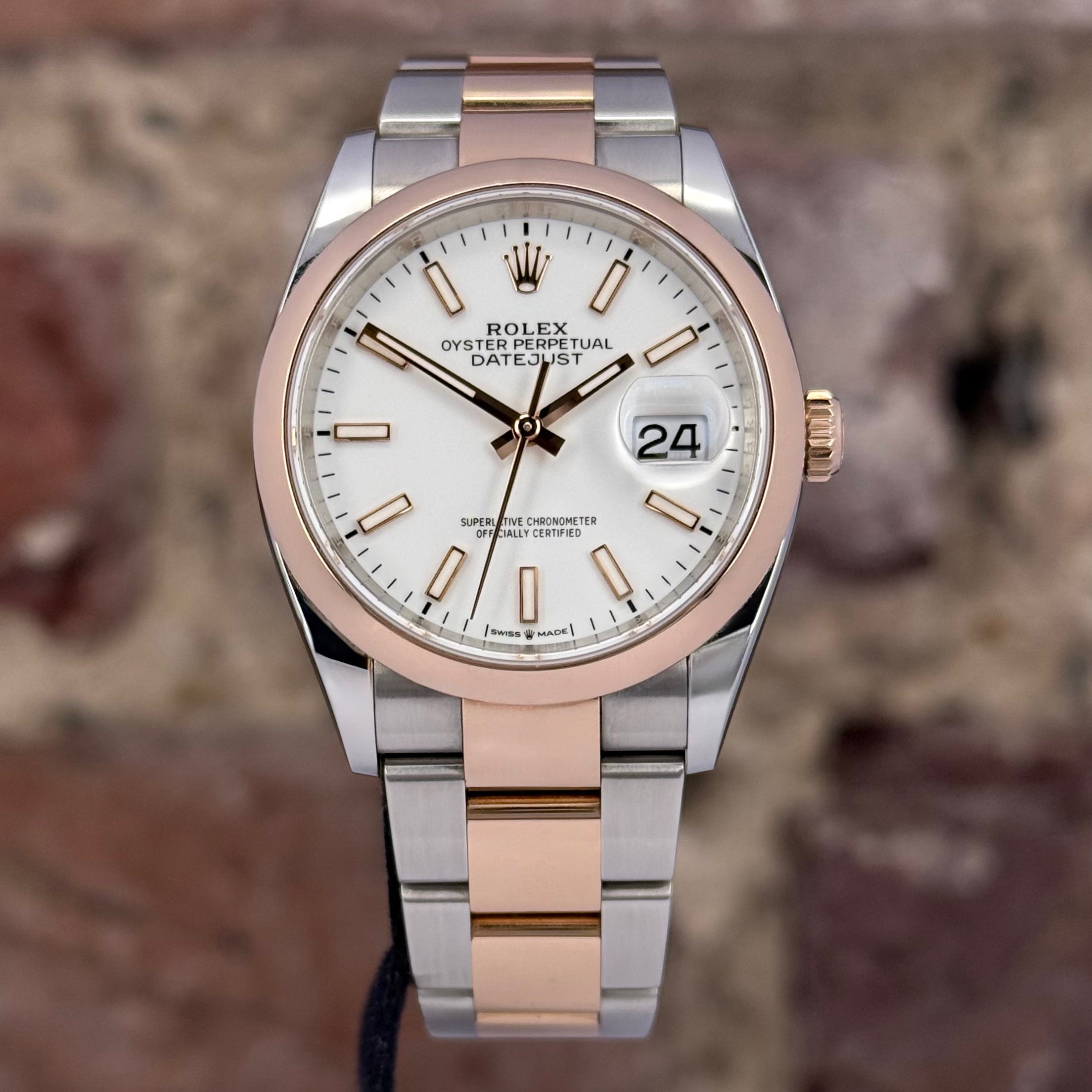 Rolex Datejust 36 - Weißes Zifferblatt, Modell 2022, Ref.126201