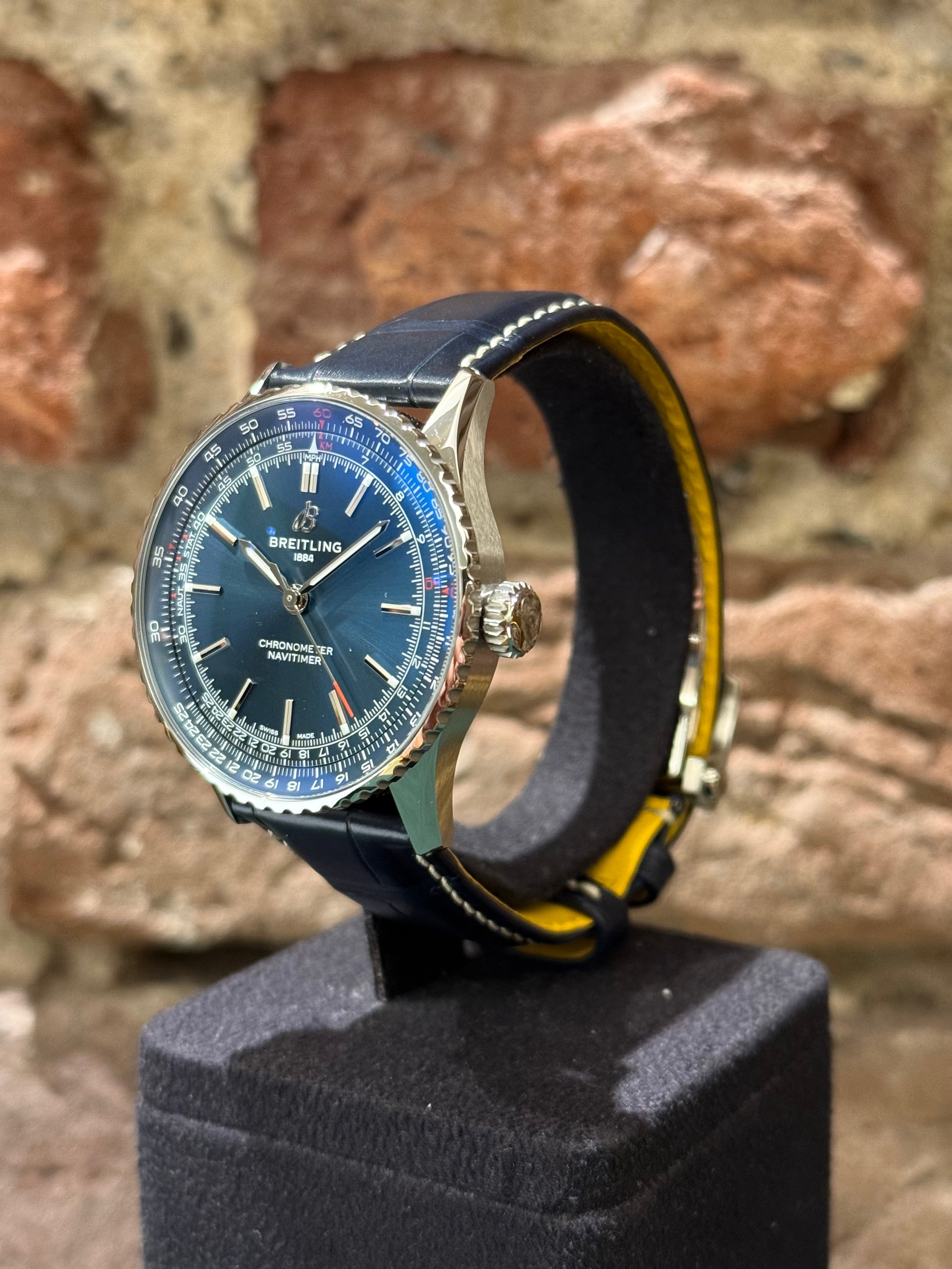 Breitling Navitimer 41 - Blaues Zifferblatt, Modell 2025 Ref.A17329