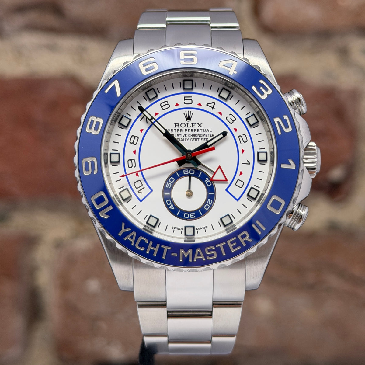 Rolex Yacht Master 44 - Blau Weißes Zifferblatt, Modell 2014, Ref.116680