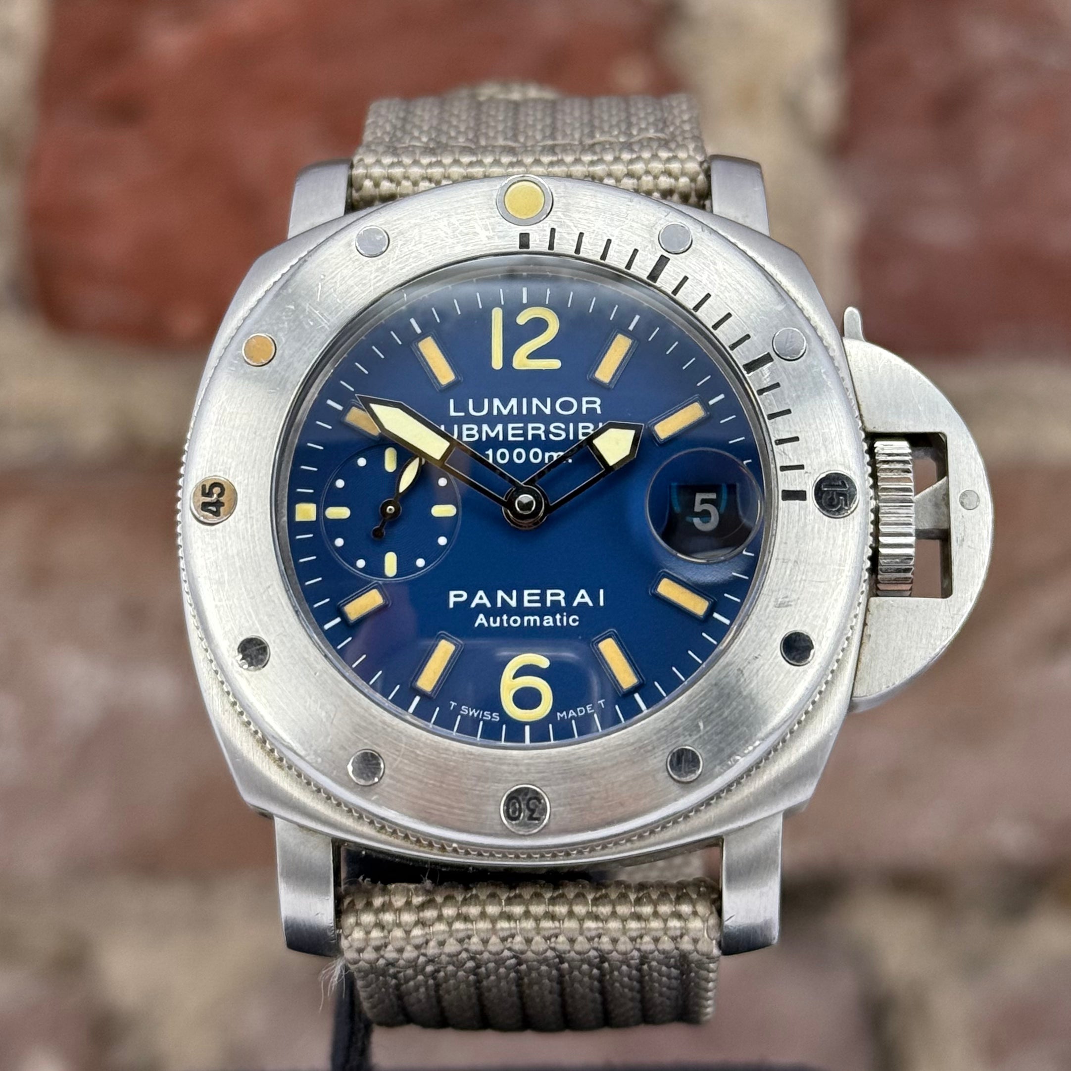 Panerai Luminor Marina 44 - Blaues Zifferblatt, Ref. PAM00087