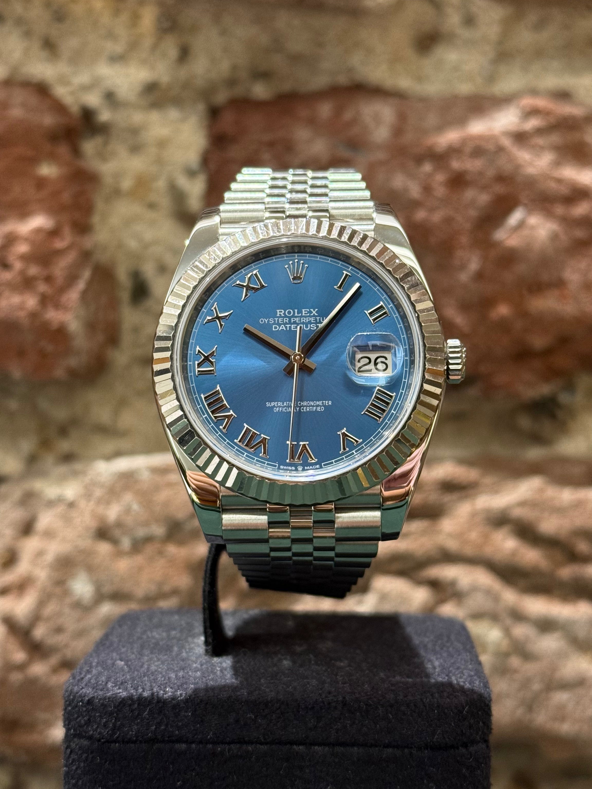 Rolex Datejust, Blaues Zifferblatt, Modell 2020,