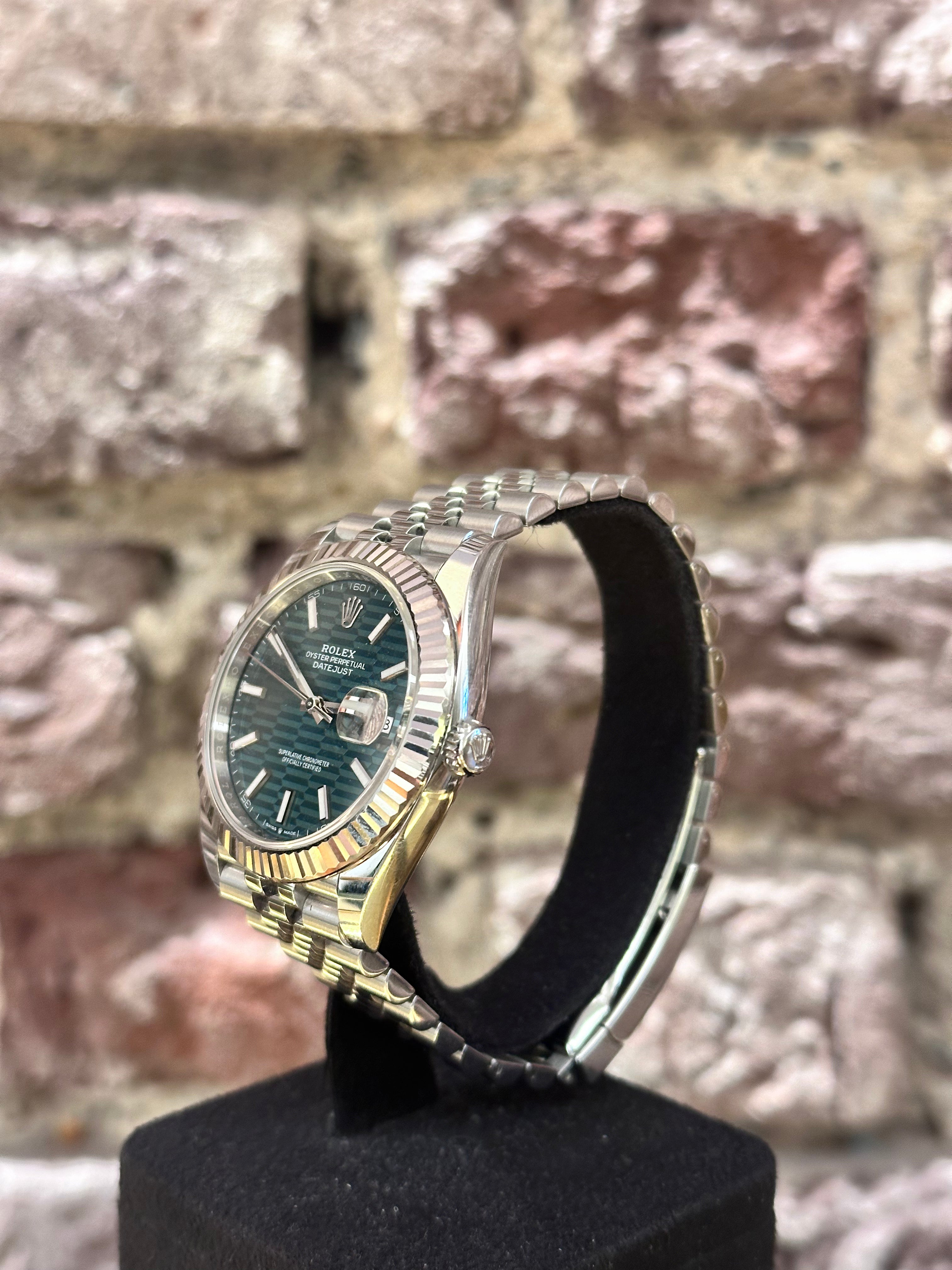 Rolex Datejust 41 - Grünes Motiv Zifferblatt, Modell 2024, Ref.126334