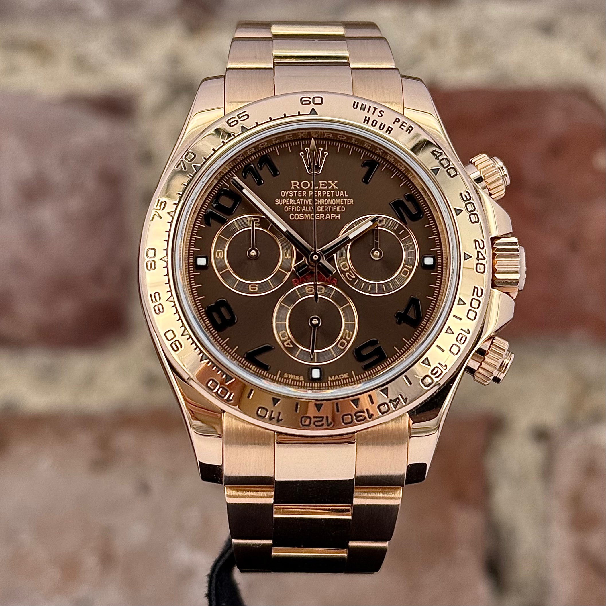 Rolex Daytona - Braunes Zifferblatt `Choco`, Modell 2015, Ref.116505