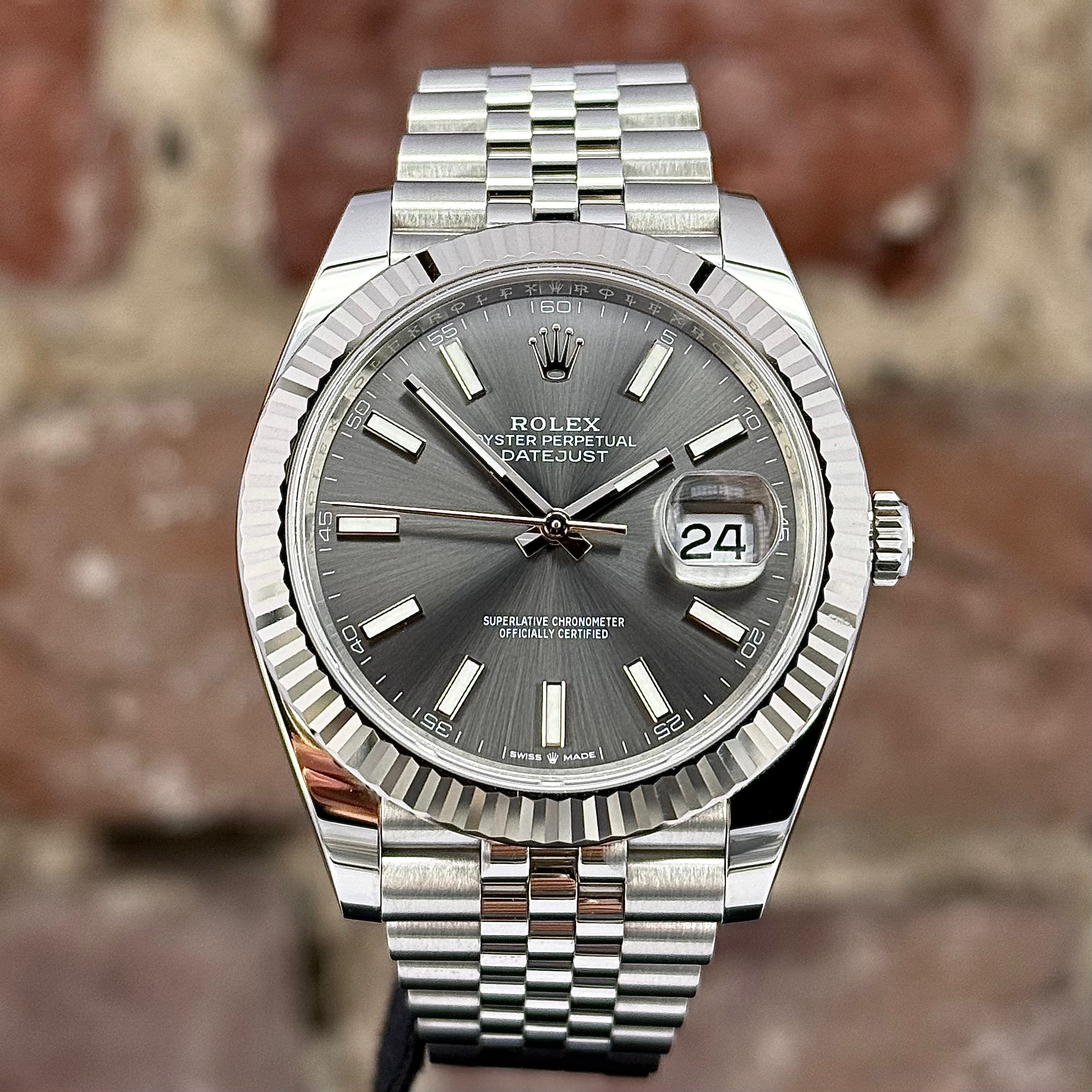 Rolex Datejust 41, Graues Zifferblatt, Modell 2020, Ref.126334