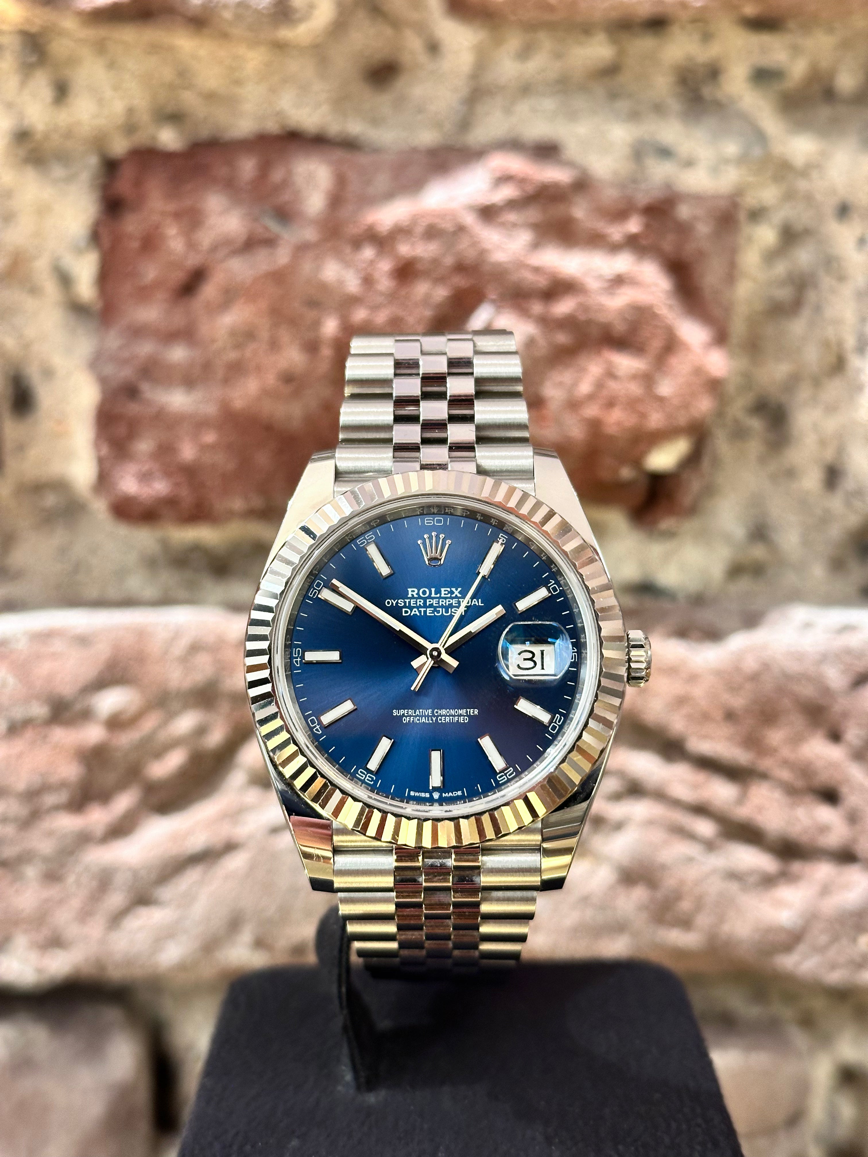 Rolex Datejust 41 – Blaues Zifferblatt, Modell 2019, Ref. 126334