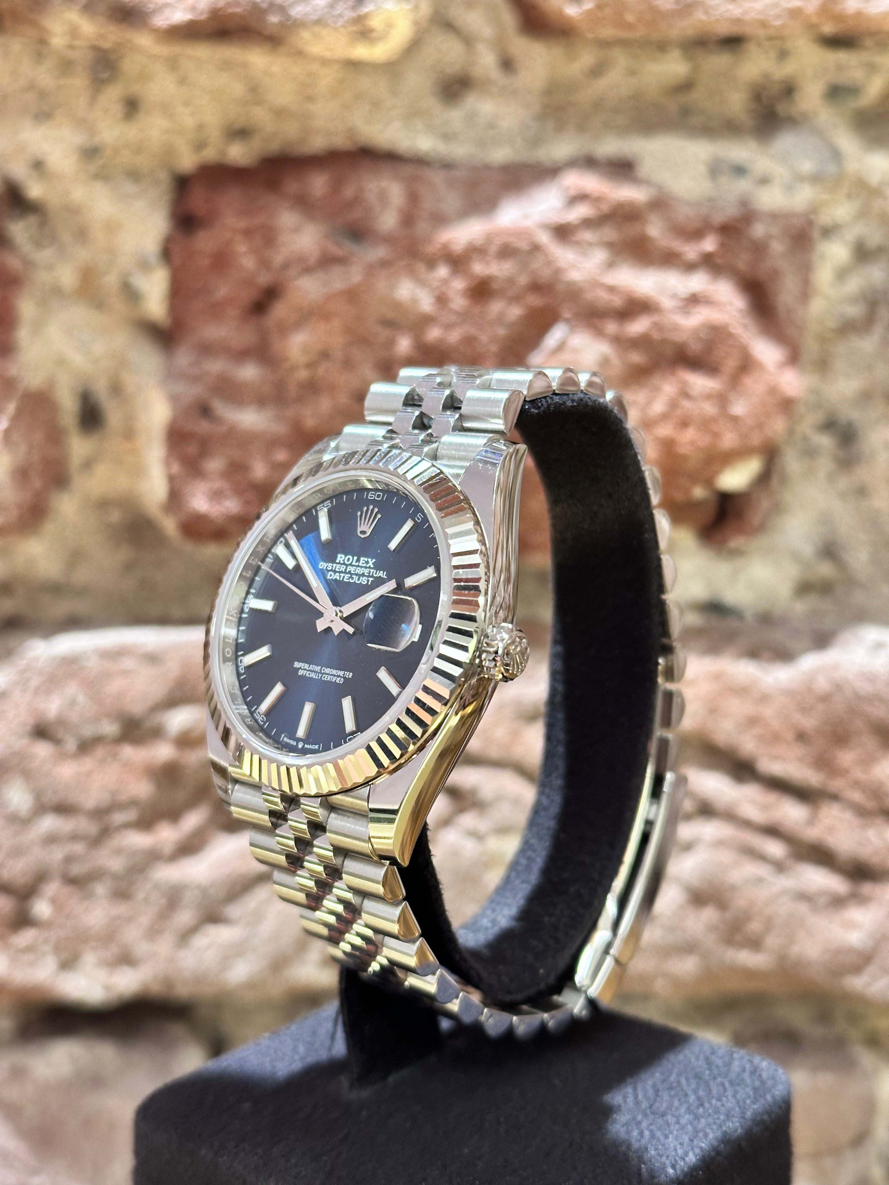 Rolex Datejust 41 – Blaues Zifferblatt, Modell 2019, Ref. 126334