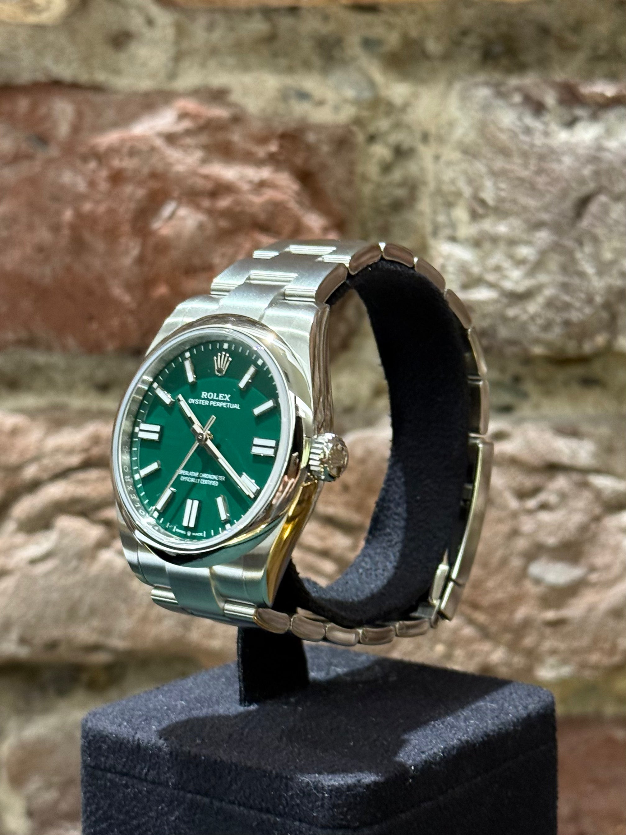 Rolex Oyster Perpetual 41, Grünes Zifferblatt, Modell 2025, Ref.134300
