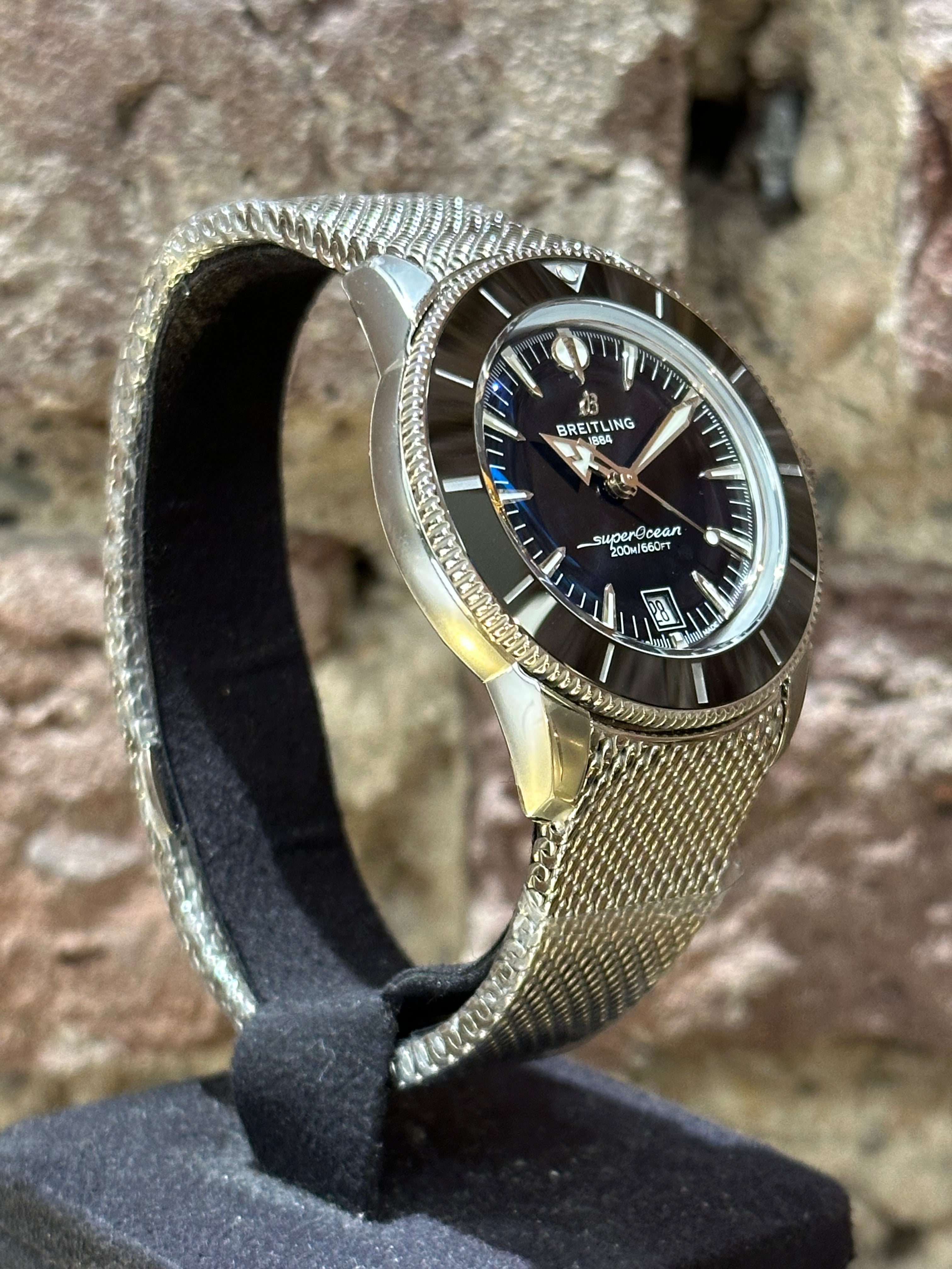 Breitling Superocean 42 , Schwarzes Zifferblatt, Modell 2025, Ref.AB3111161C1A1