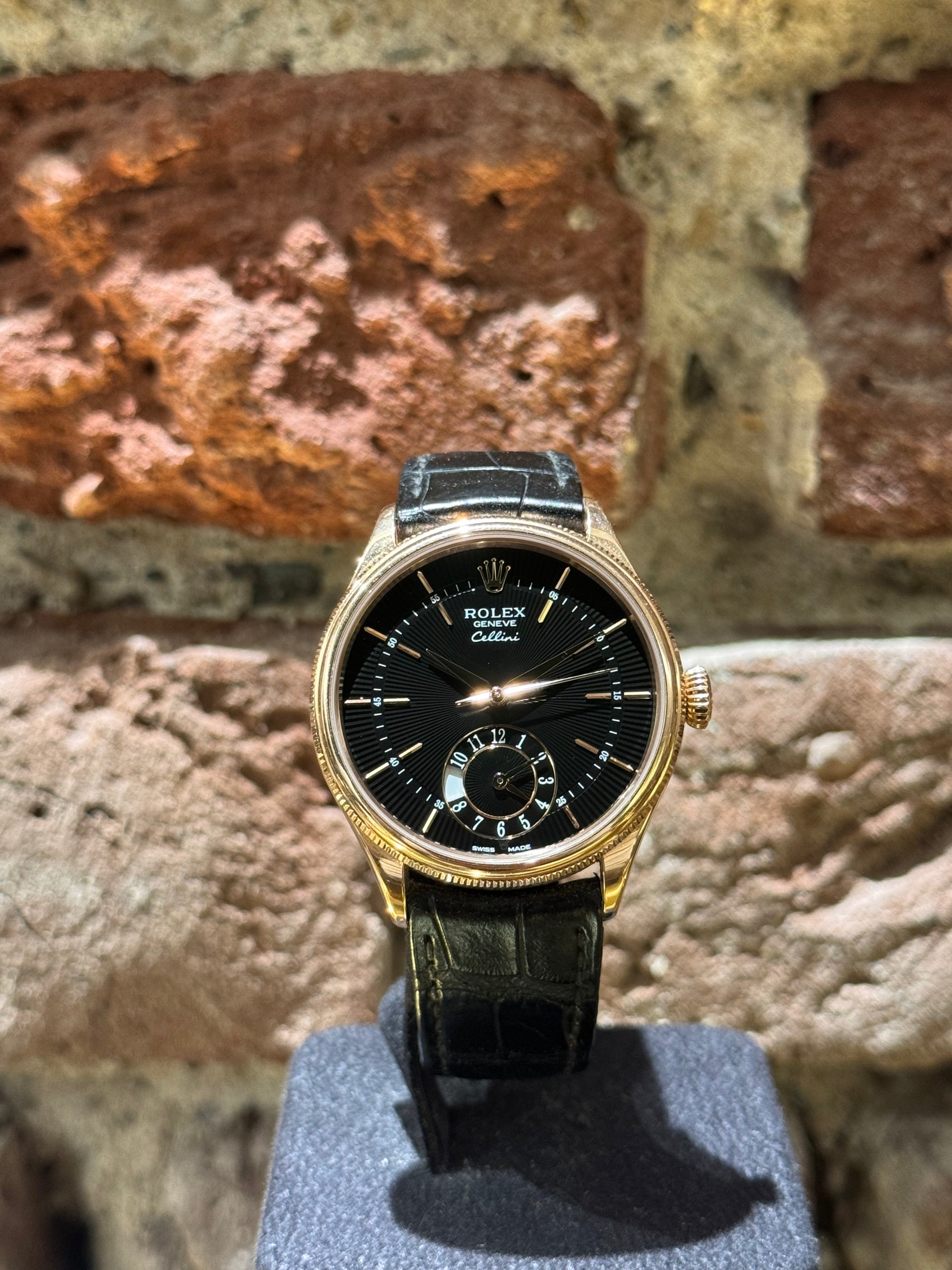 Rolex Geneve Rolex Cellini Schwarz Rolex Cellini 39 Schwarzes