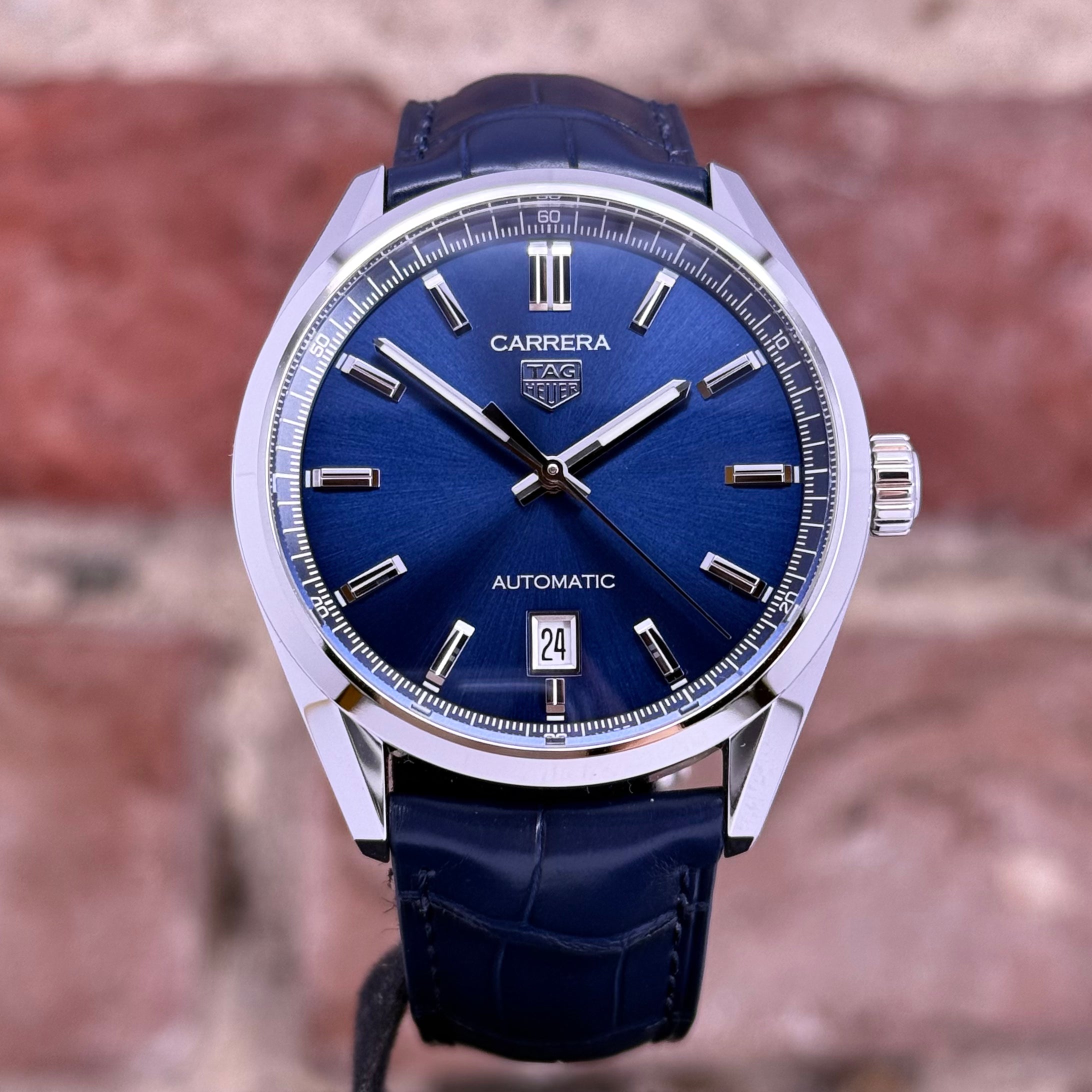 TAG Heuer Carrera - Blaues Zifferblatt, Modell 2026, Ref. WBN2112.FC6504