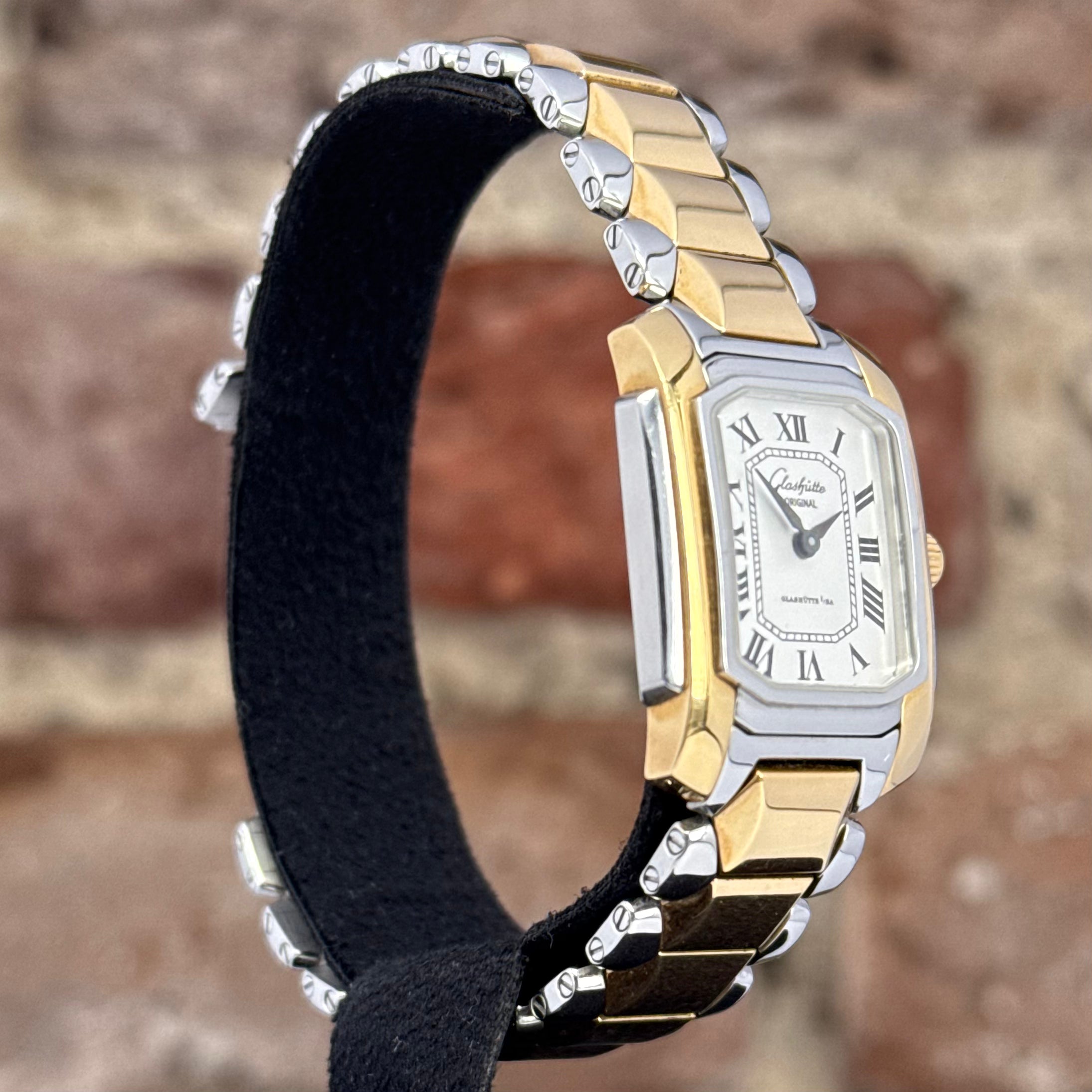 Glashütte Orignal Lady Karre - Weißes Zifferblatt, Modell 2000, Ref.2101010304