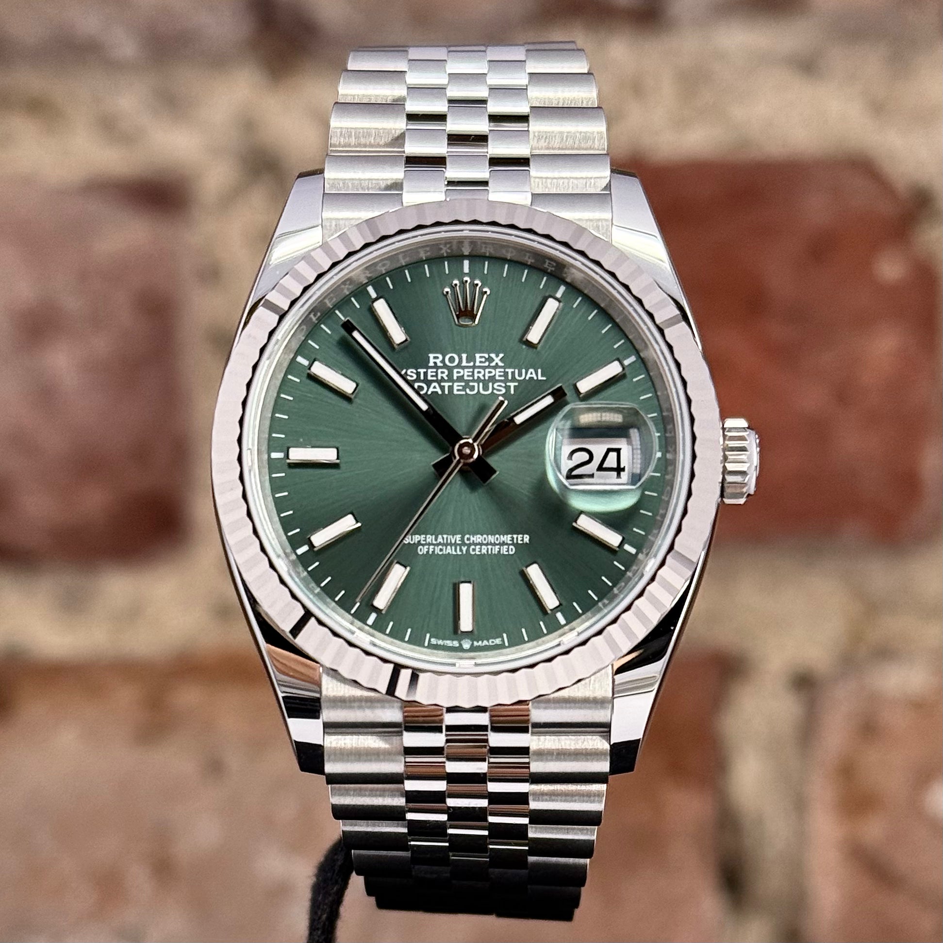 Rolex Datejust 36 – Blaues Zifferblatt mit Diamanten, Modell 2026, Ref. 126234