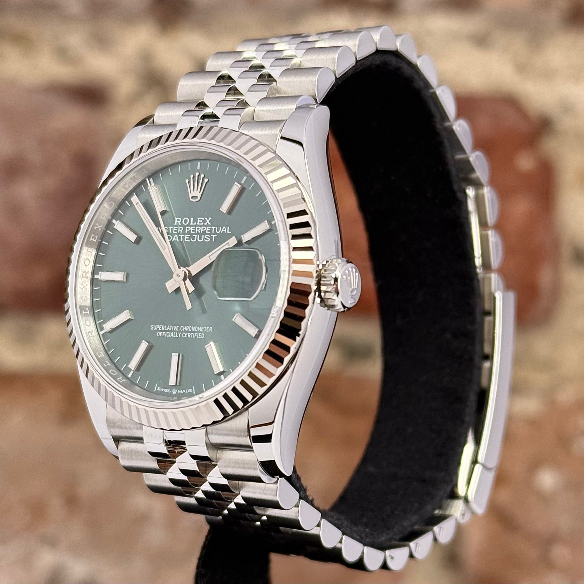 Rolex Datejust 36 – Blaues Zifferblatt mit Diamanten, Modell 2026, Ref. 126234