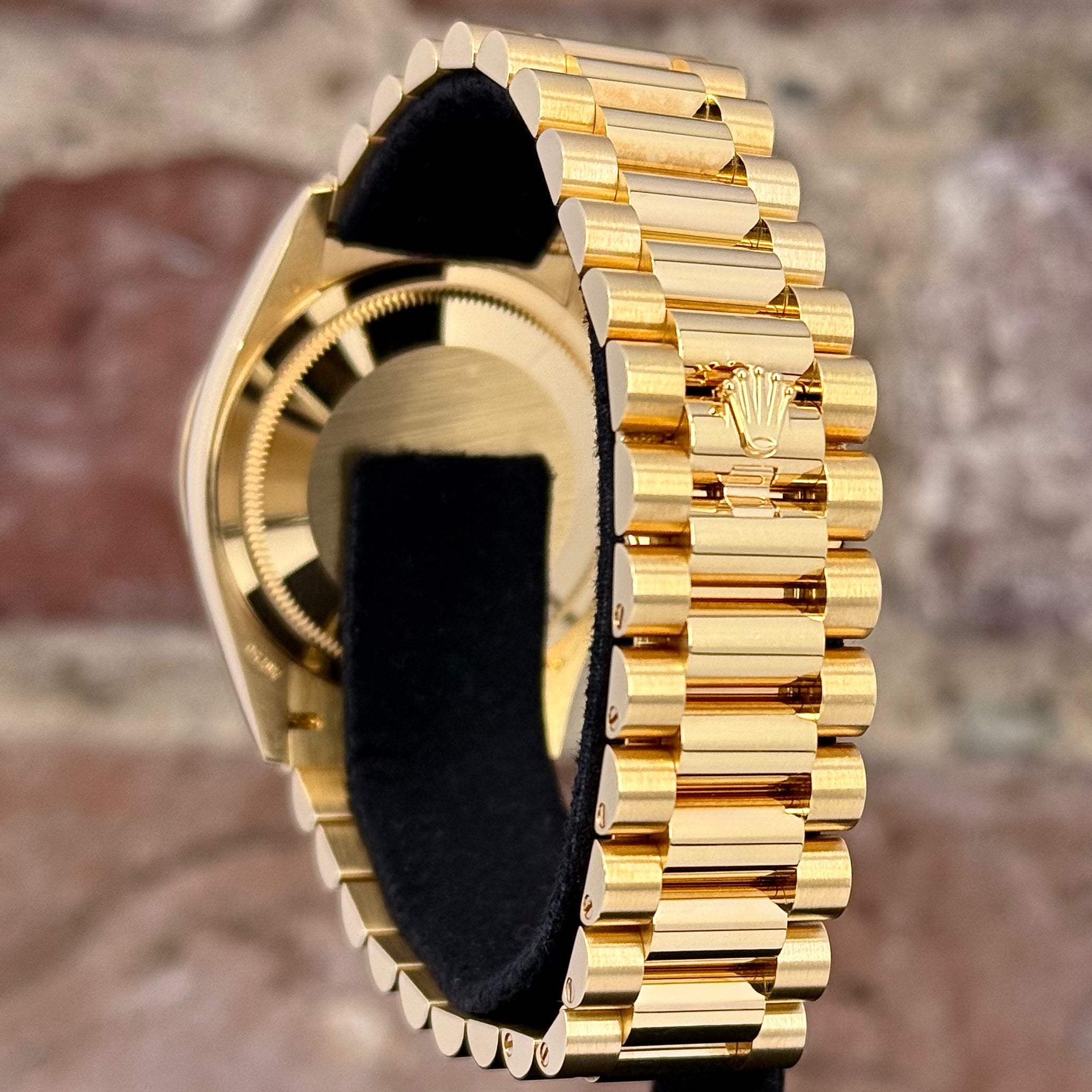 Rolex Day Date 36 – Grünes Ombre Zifferblatt mit Diamanten, Modell 2021, Ref. 128238