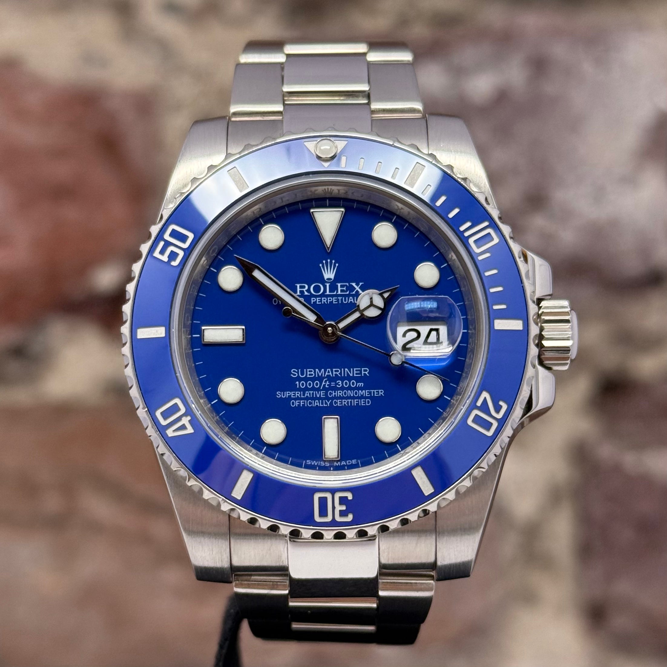 Rolex Submariner 40 - Blaues Zifferblatt, Modell 2011, Ref.116619LB