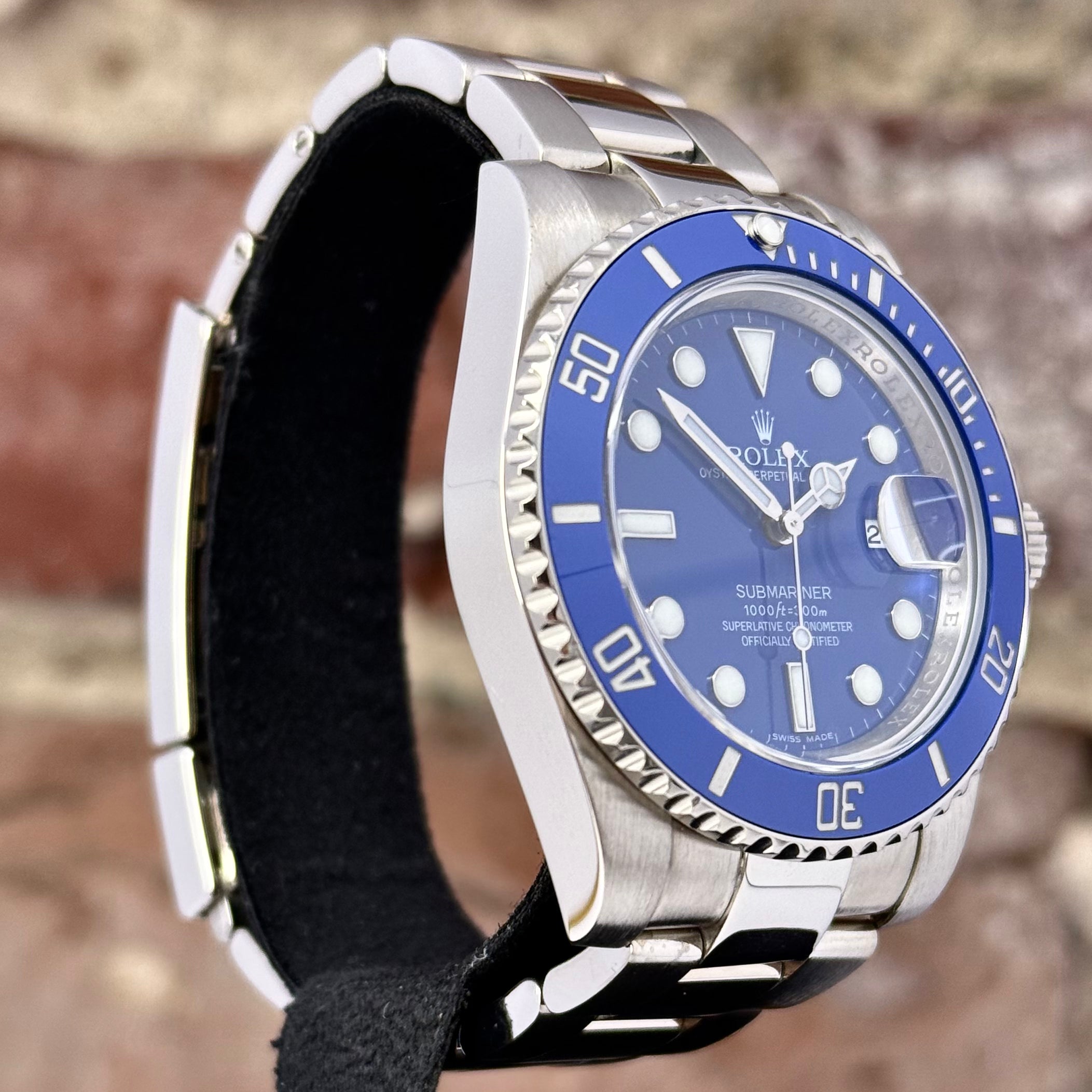 Rolex Submariner 40 - Blaues Zifferblatt, Modell 2011, Ref.116619LB