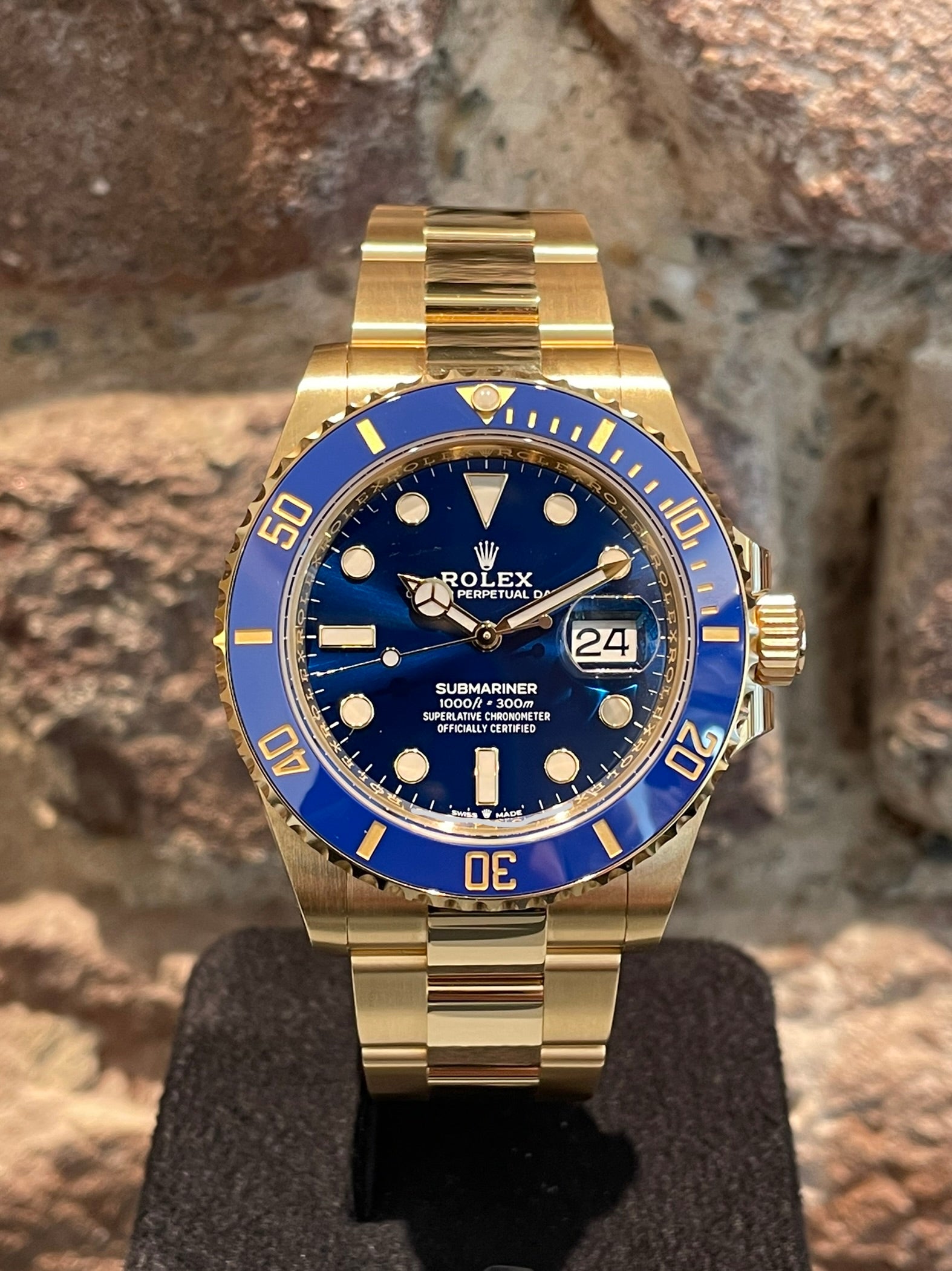 Rolex Submariner Blue Dial, like new, Modell 2023, Ref. 126618LB