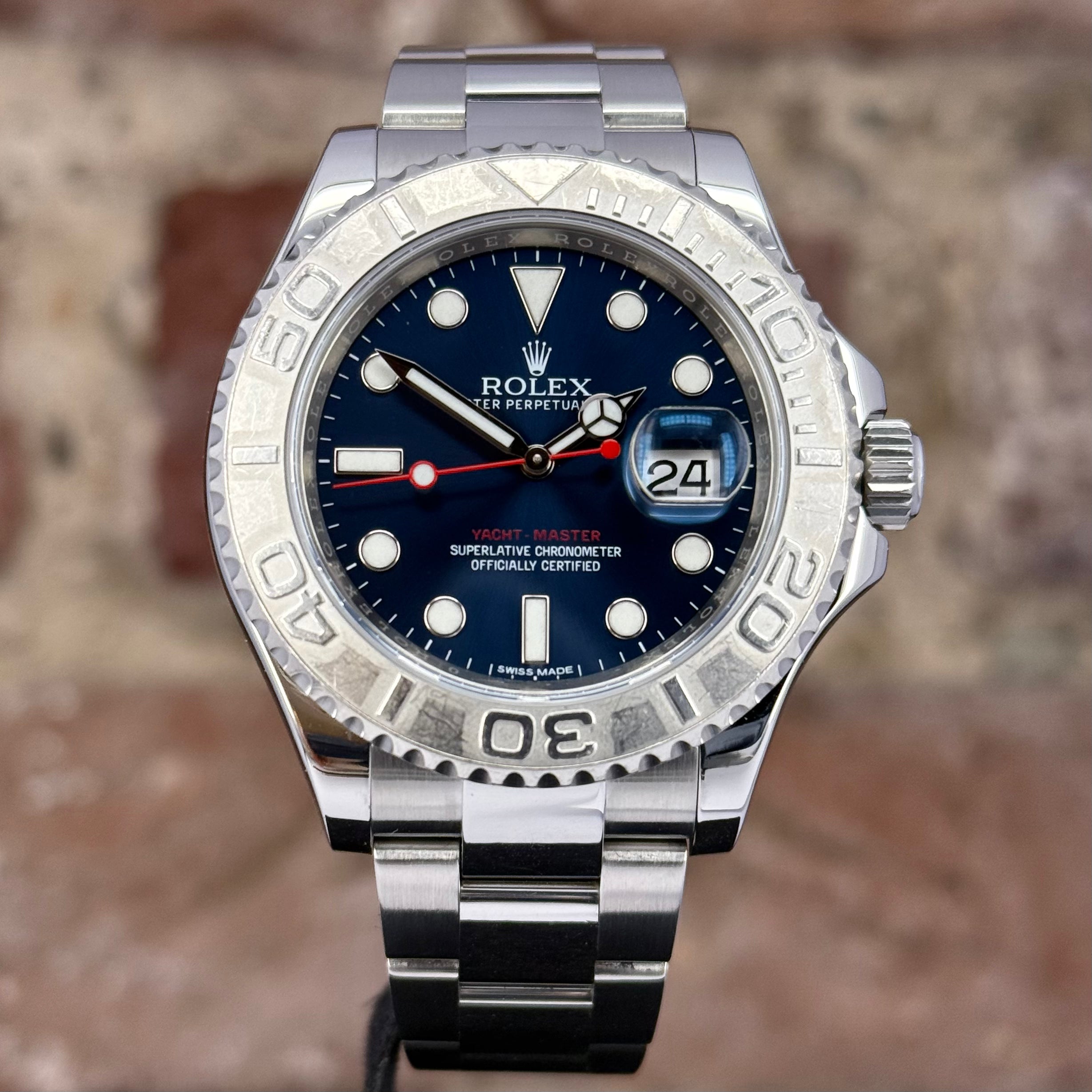 Rolex Yacht-Master 40 - Blaues Zifferblatt, Modell 2015, Ref. 116622