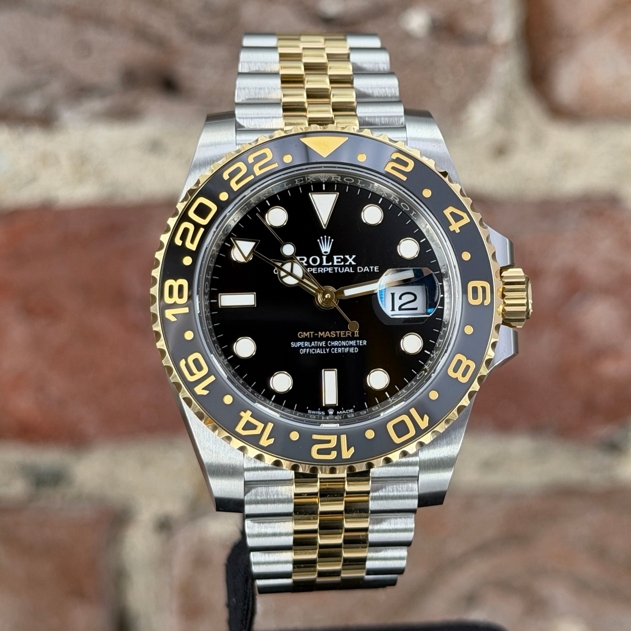 Rolex Gmt Master II - Schwarzes Ziffernblatt, Modell 2024, Ref.126713GRNR
