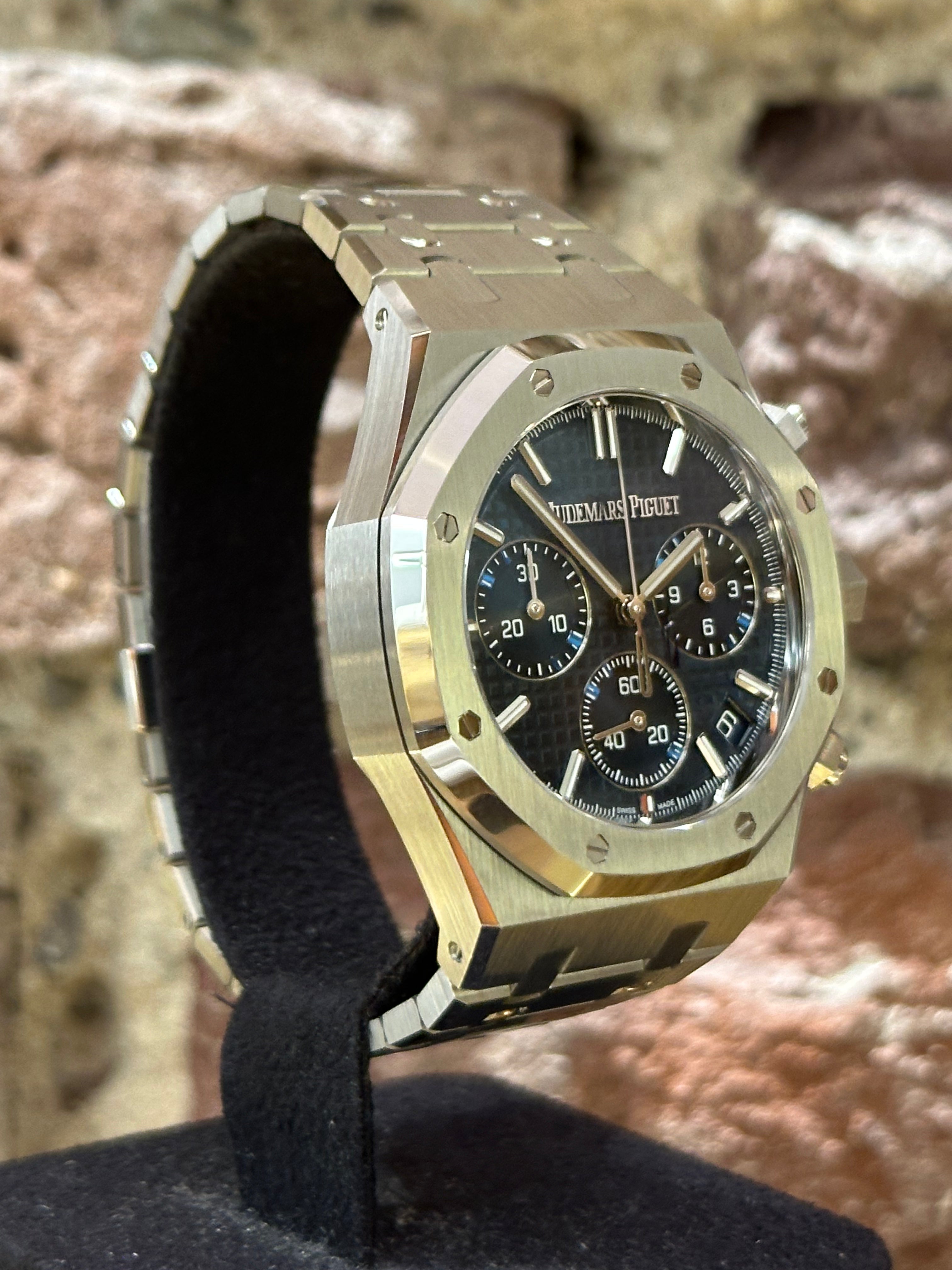 Audemars Piguet Royal Oak Chronograph - Blaues Zifferblatt, Modell 2023, Ref. 26240ST.OO.1320ST.01