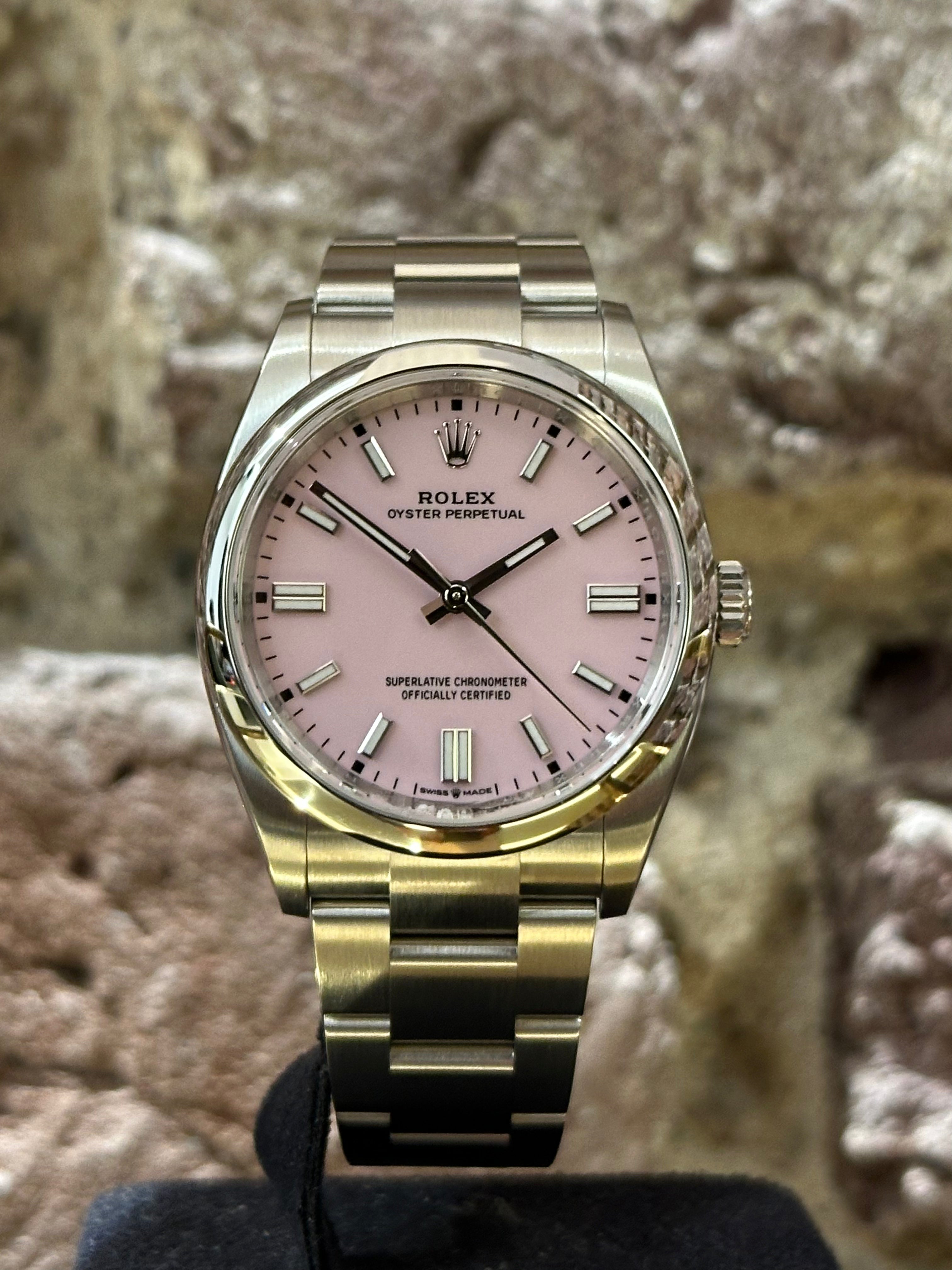 Rolex Oyster Perpetual 36 - Pinkes Zifferblatt, Modell 2025, Ref. 126000