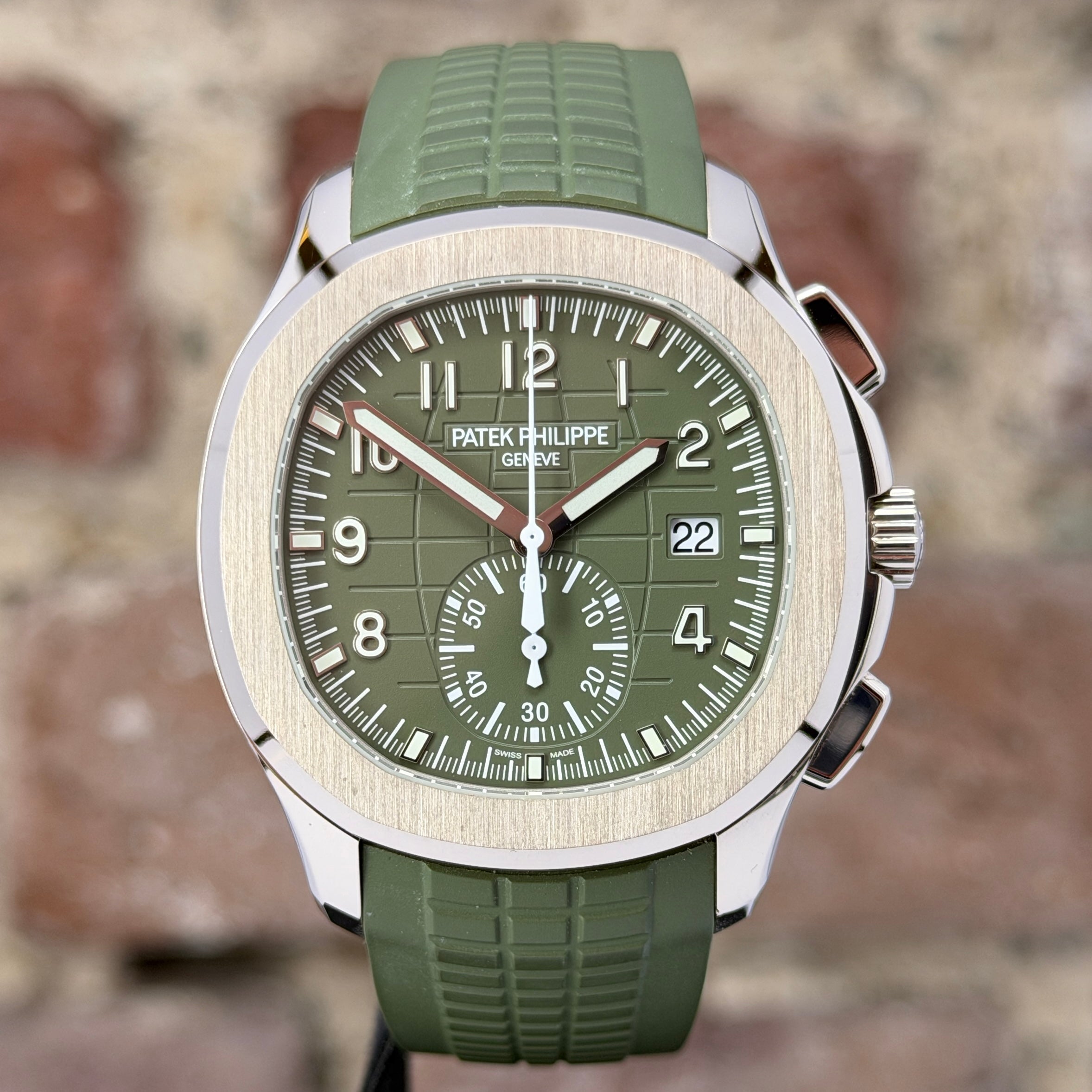 Patek Philippe - Grünes Zifferblatt, Modell 2022, Ref.5968G