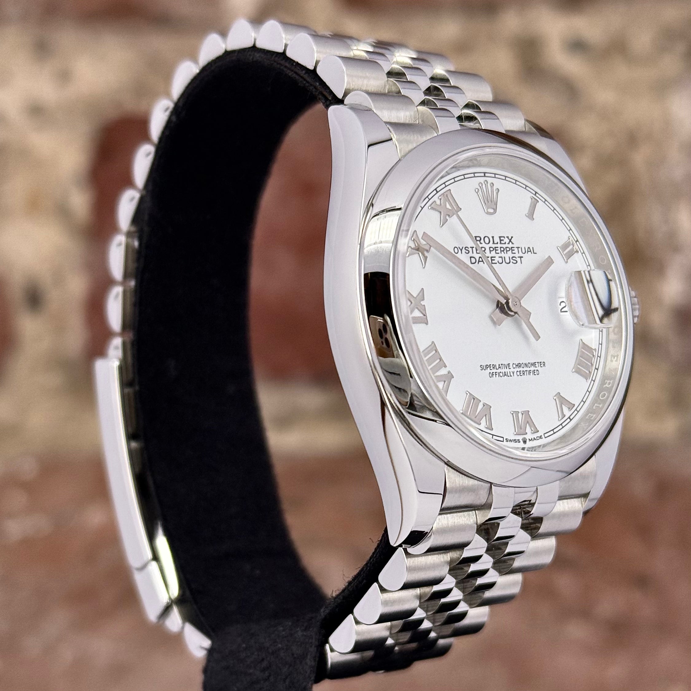 Rolex Datejust 36 - Zifferblatt Weiß Römisch, Modell 2020, Ref. 126200