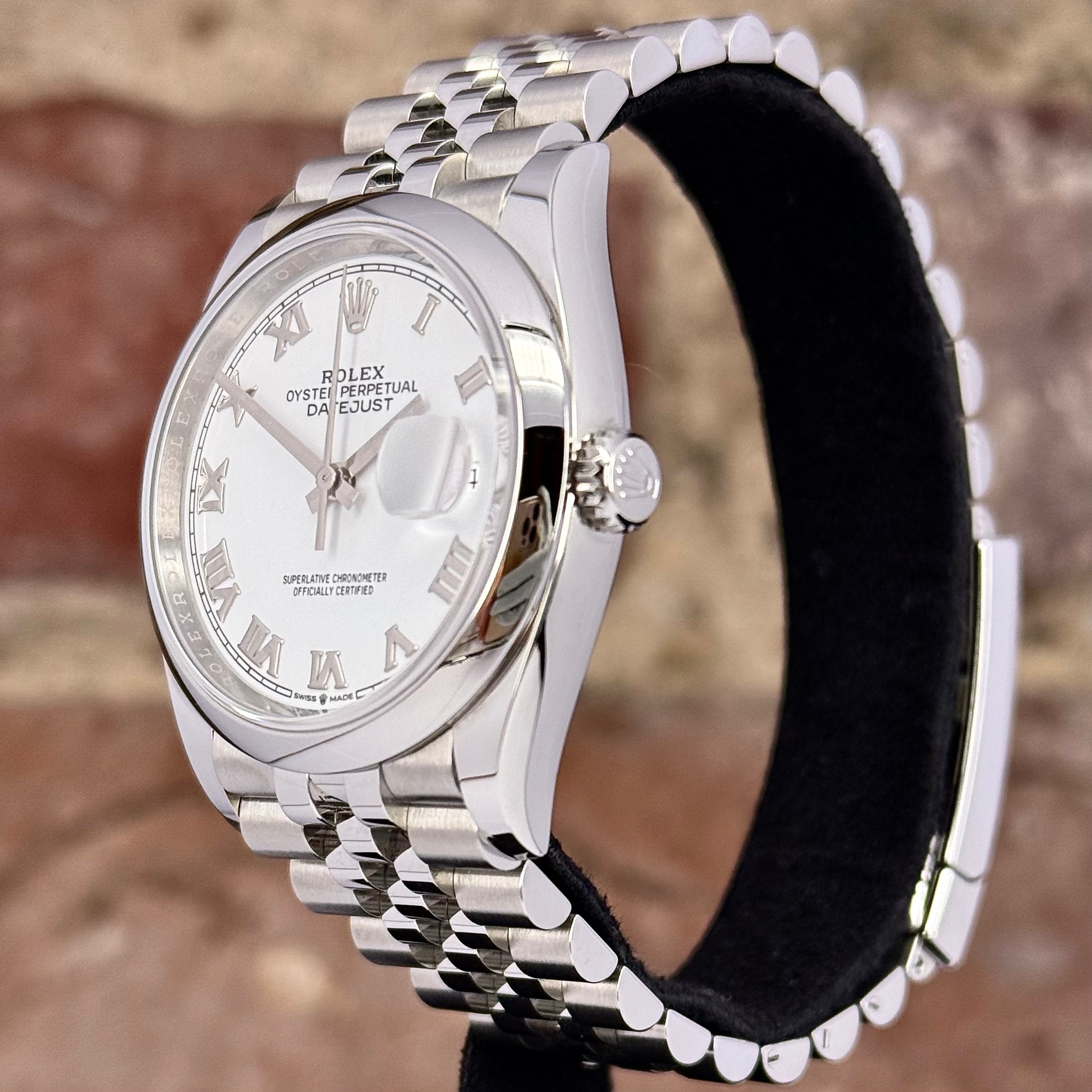 Rolex Datejust 36 - Zifferblatt Weiß Römisch, Modell 2020, Ref. 126200