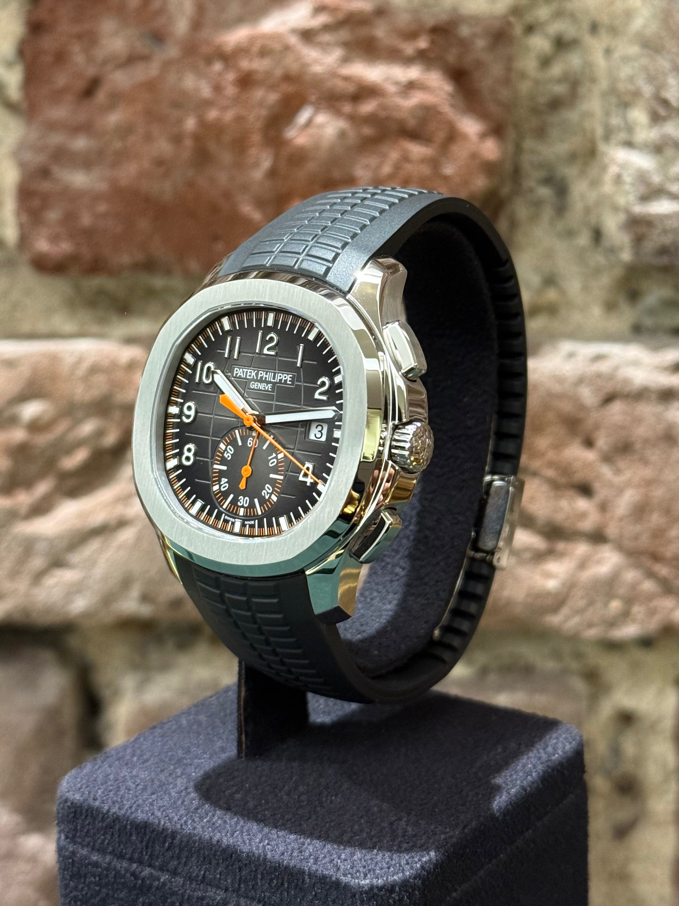 Patek Philippe Aquanaut - Schwarzes Zifferblatt, Model 2024, Ref. 5968A-001