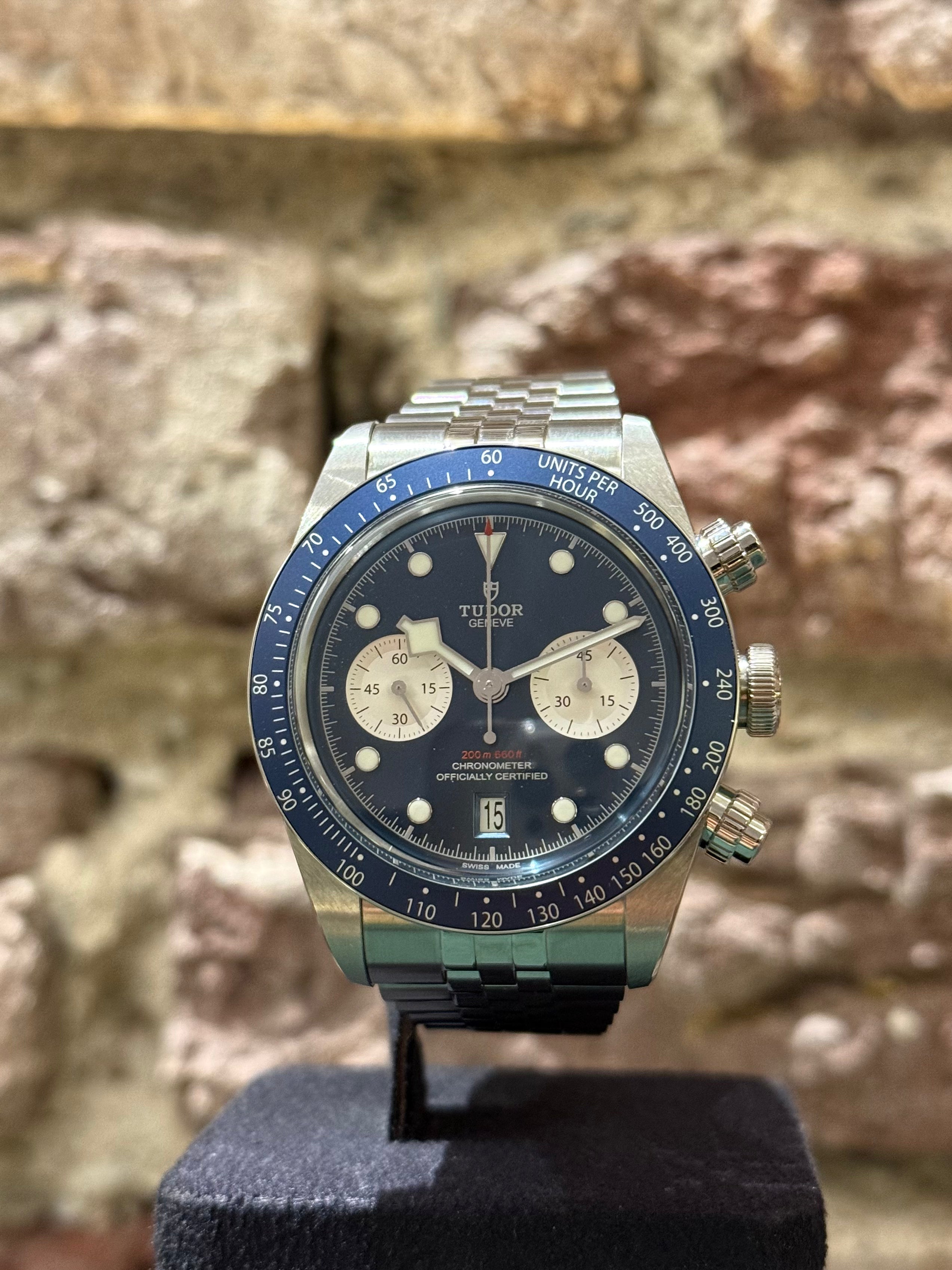 Tudor Black Bay Chronograph - Blaues Ziffernblatt, Modell 2025, Ref.79360B