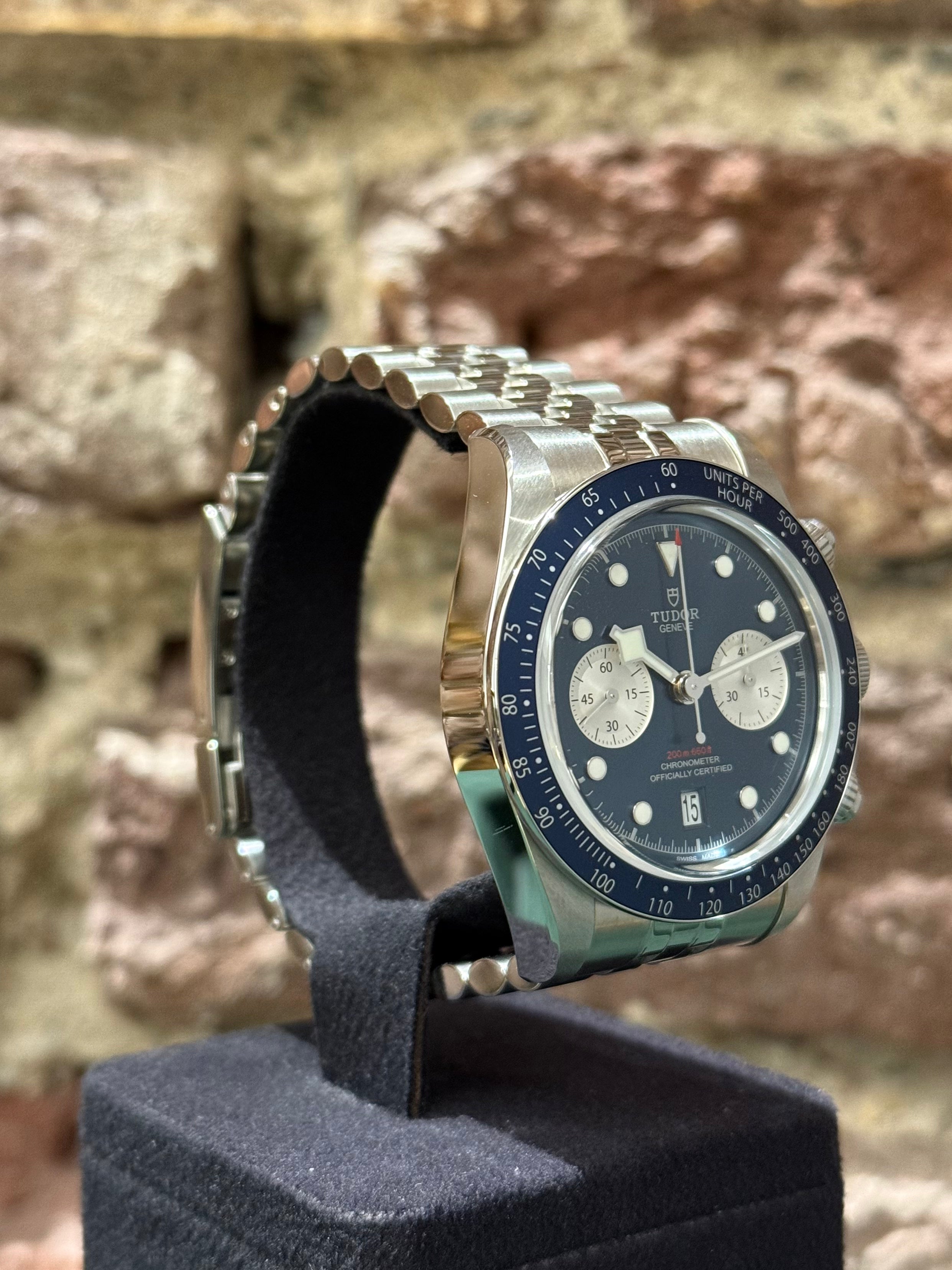 Tudor Black Bay Chronograph - Blaues Ziffernblatt, Modell 2025, Ref.79360B