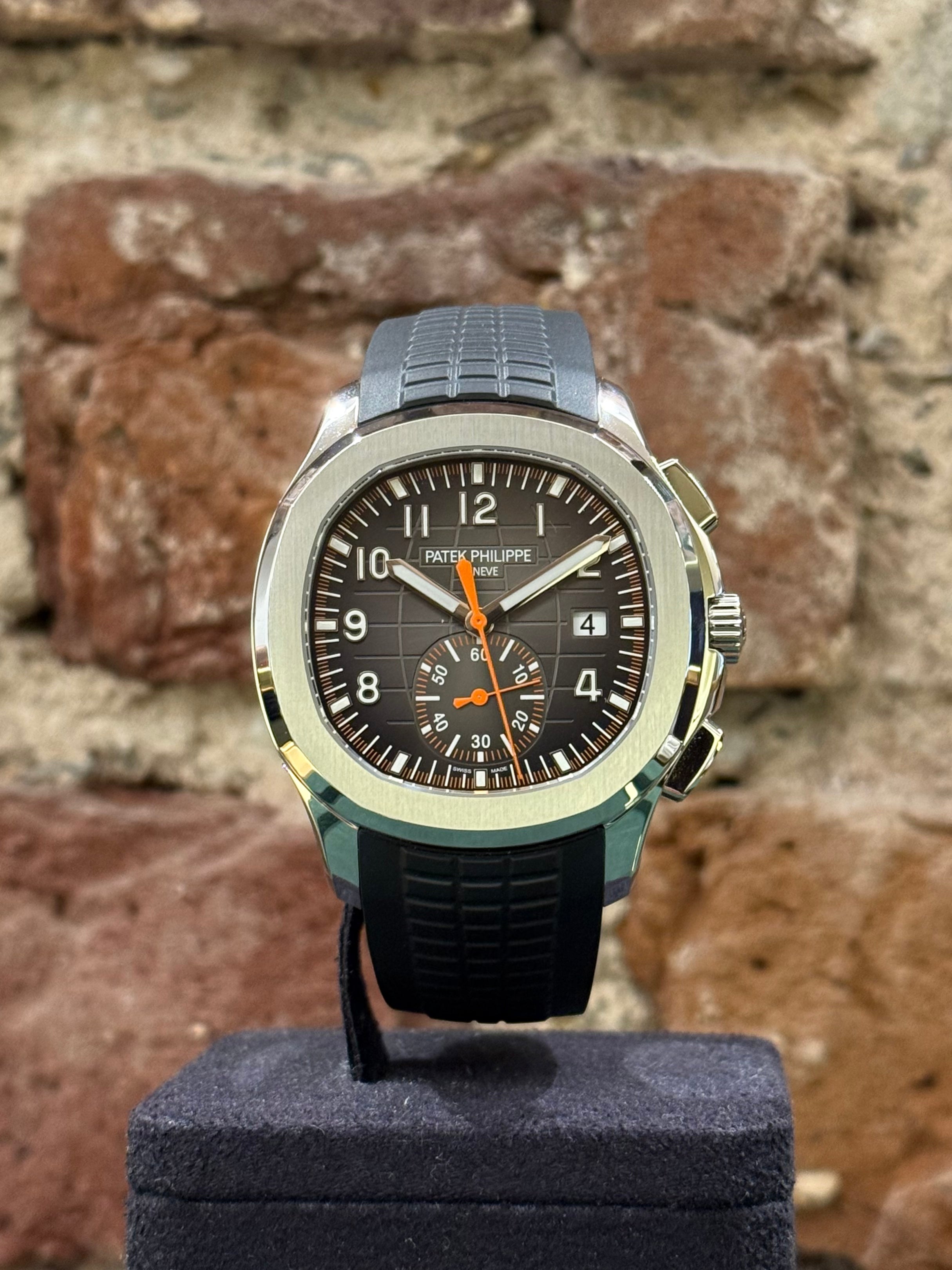 Patek Philippe Aquanaut - Schwarzes Zifferblatt, Model 2024, Ref. 5968A-001