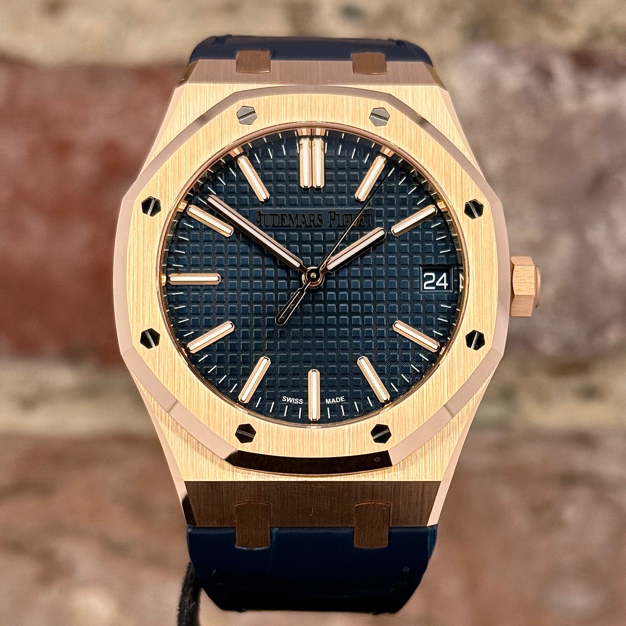 Audemars Piguet 41 - Blaues Zifferblatt, Modell 2026, Ref.15510OR.OO.D315CR.02