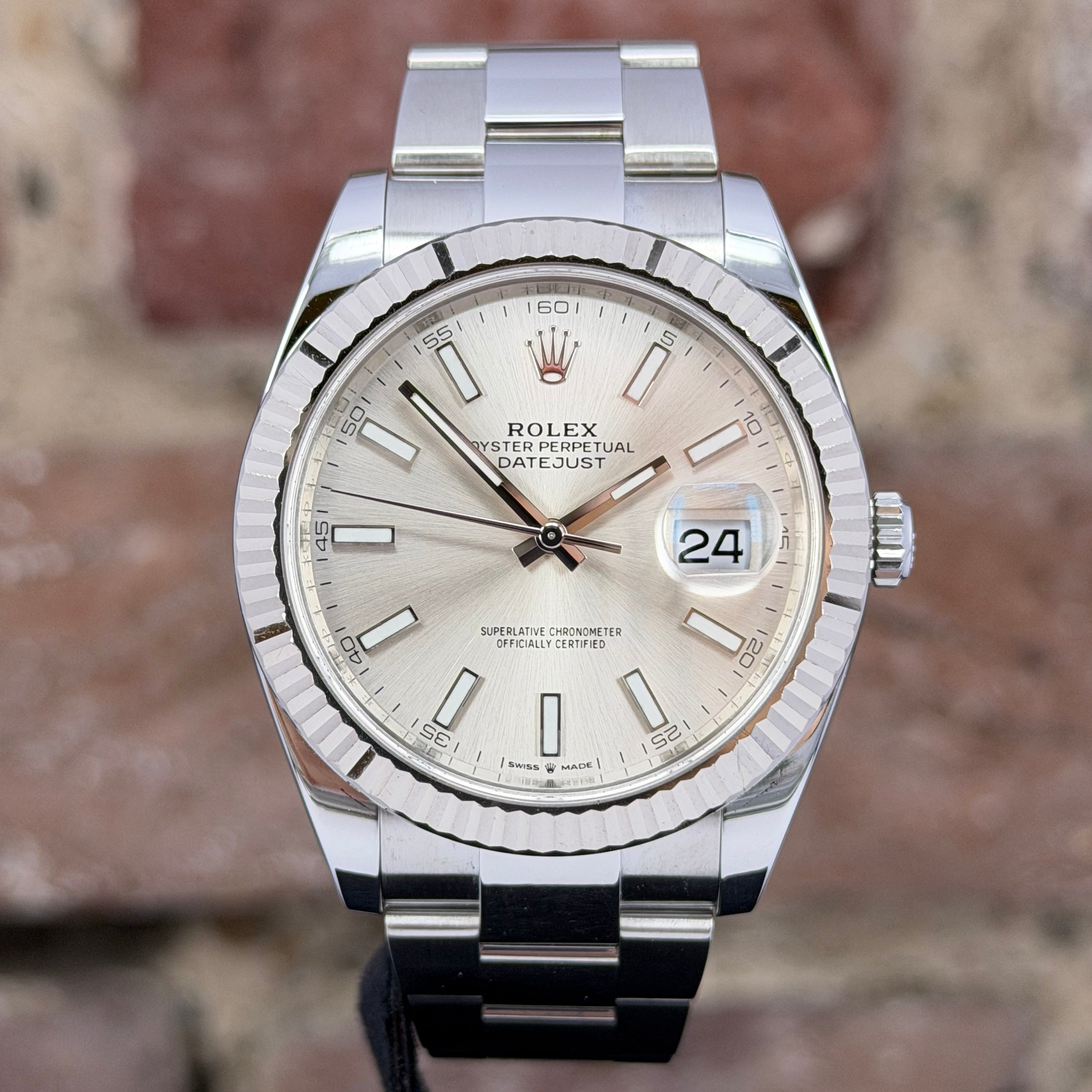 Rolex Datejust 41, Silbernes Zifferblatt, Modell 2021, Ref.126334