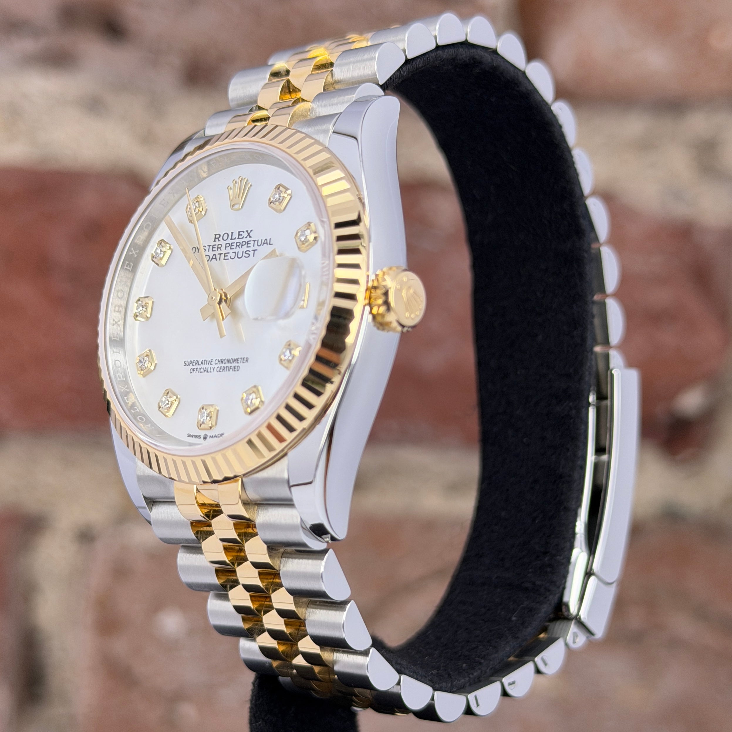 Rolex Datejust 36 - Perlmutt Zifferblatt `Mother of Pearl MOP`,  Modell 2026, Ref.126233