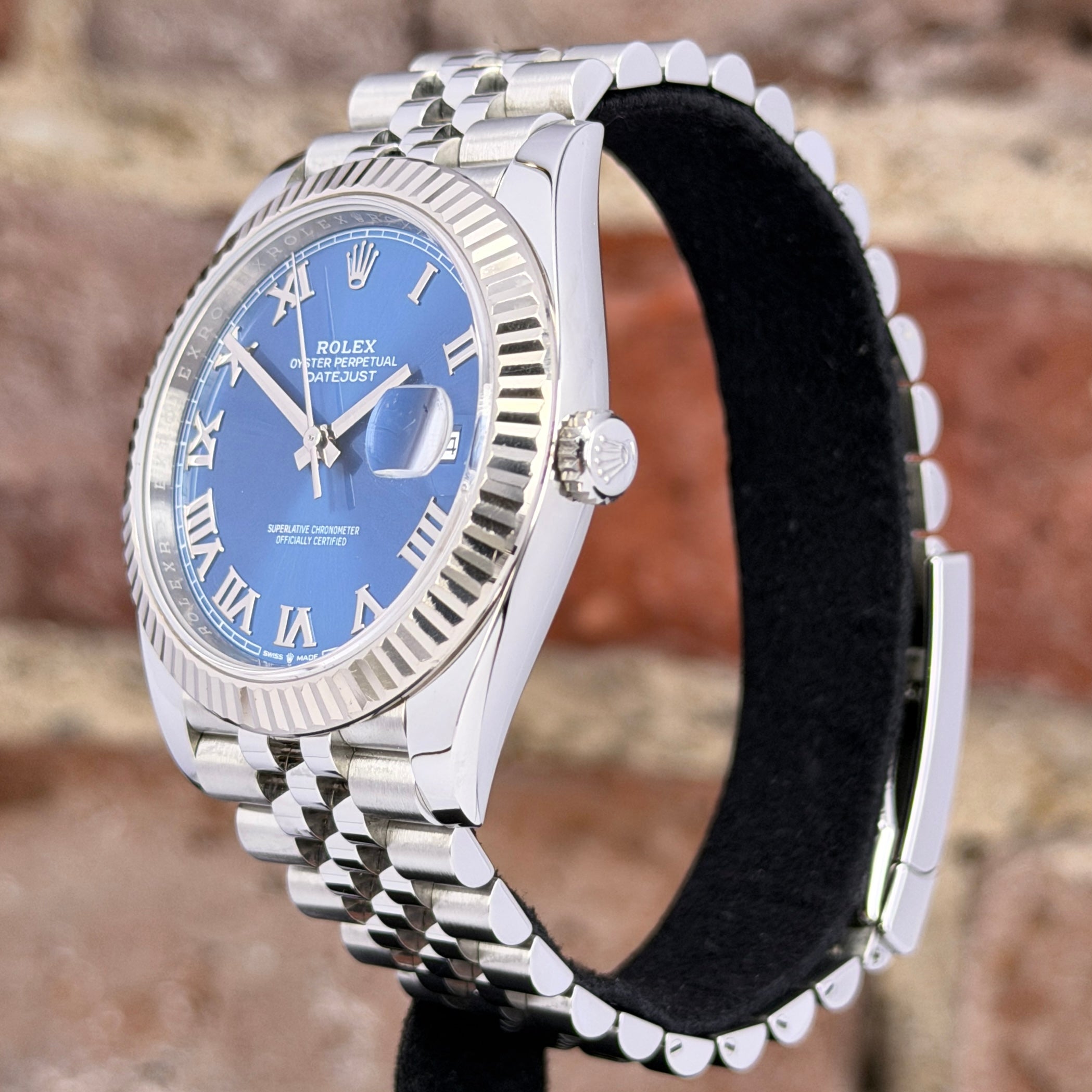 Rolex Datejust 41 -  Blaues Zifferblatt Azzurro, Modell 2021, Ref. 126334