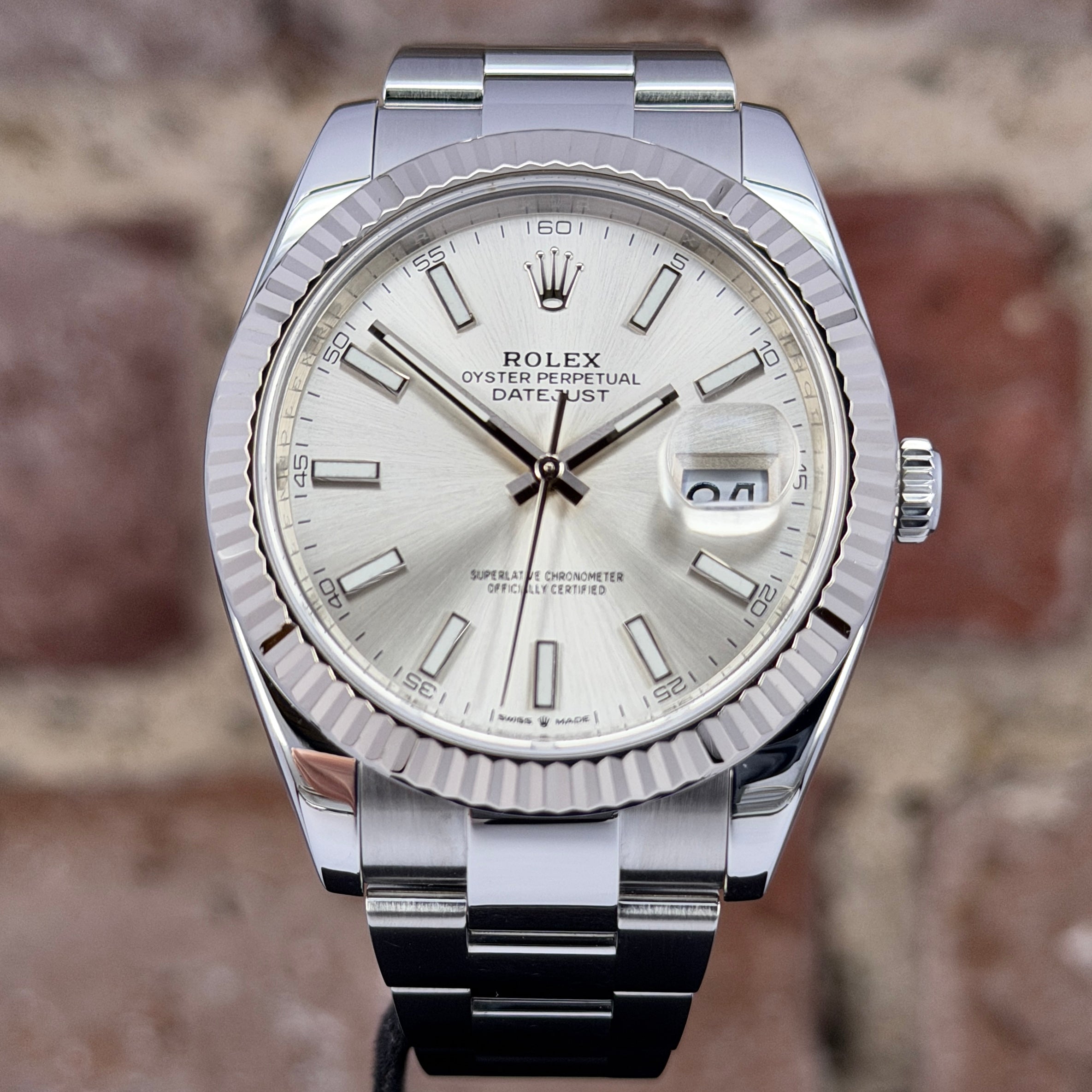 Rolex Datejust 41 - Silbernes Zifferblatt, Modell 2020, Ref.126334