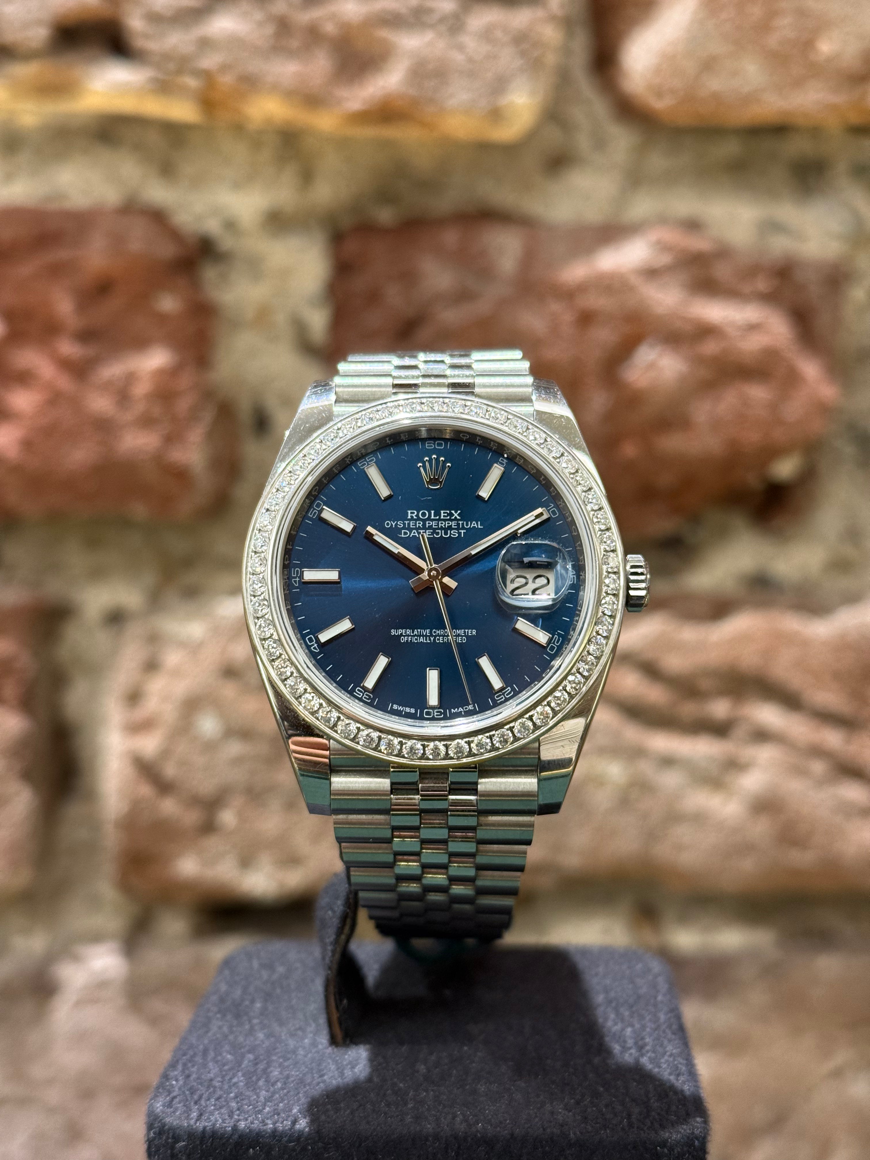 Rolex Datejust 41 - Blaues Zifferblatt, Ref.126300 Modell 2018