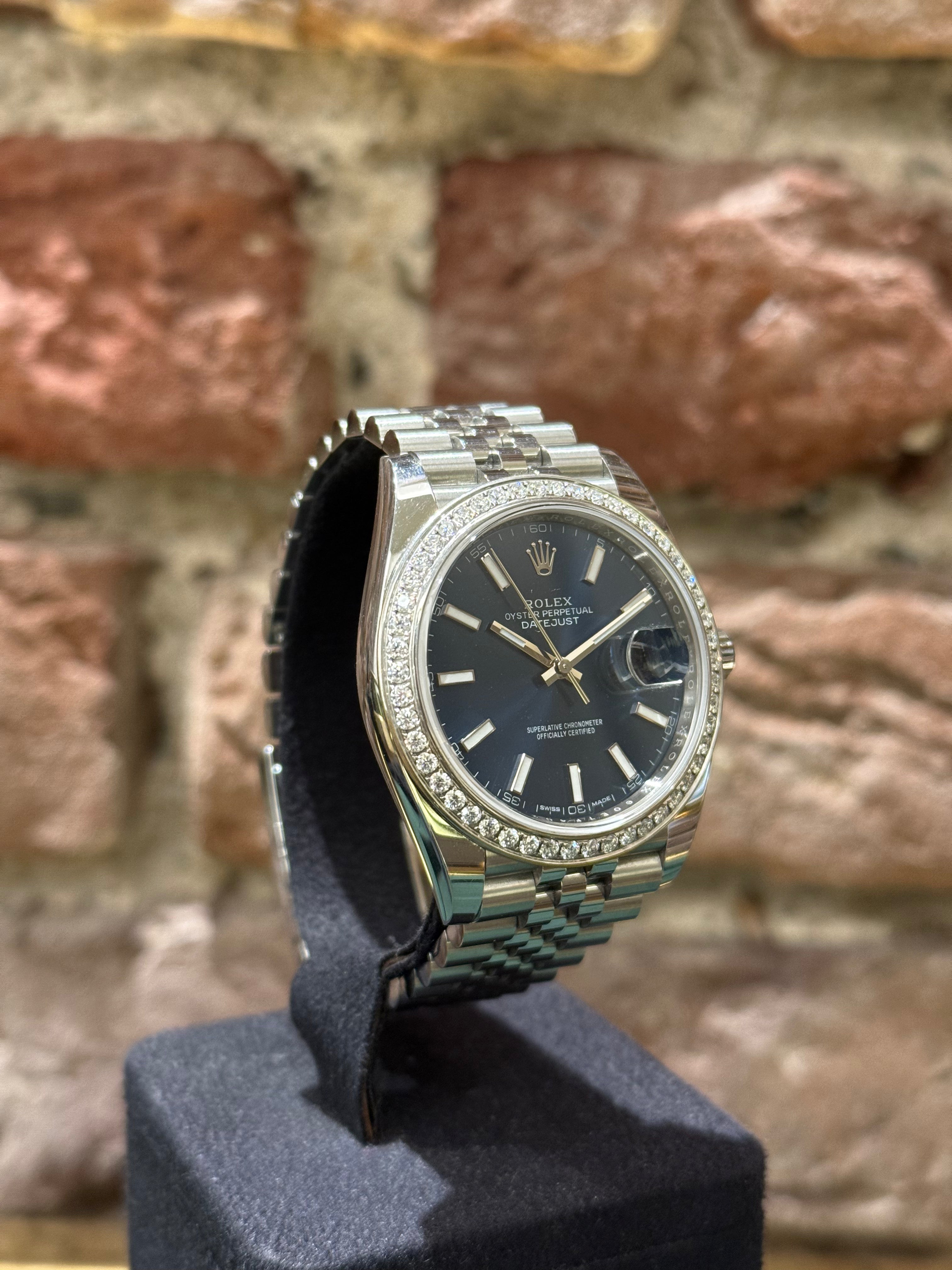 Rolex Datejust 41 - Blaues Zifferblatt, Ref.126300 Modell 2018