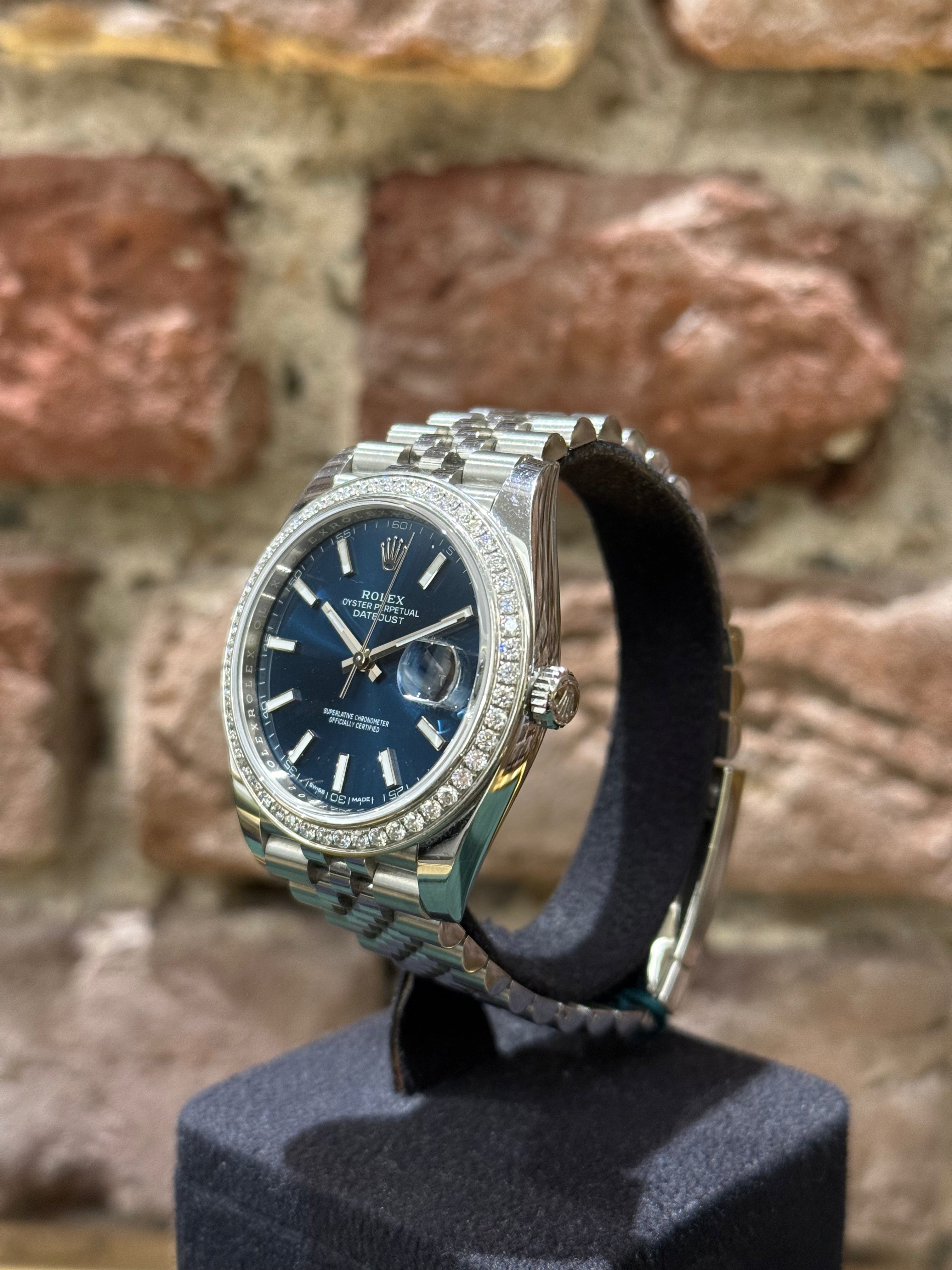 Rolex Datejust 41 - Blaues Zifferblatt, Ref.126300 Modell 2018
