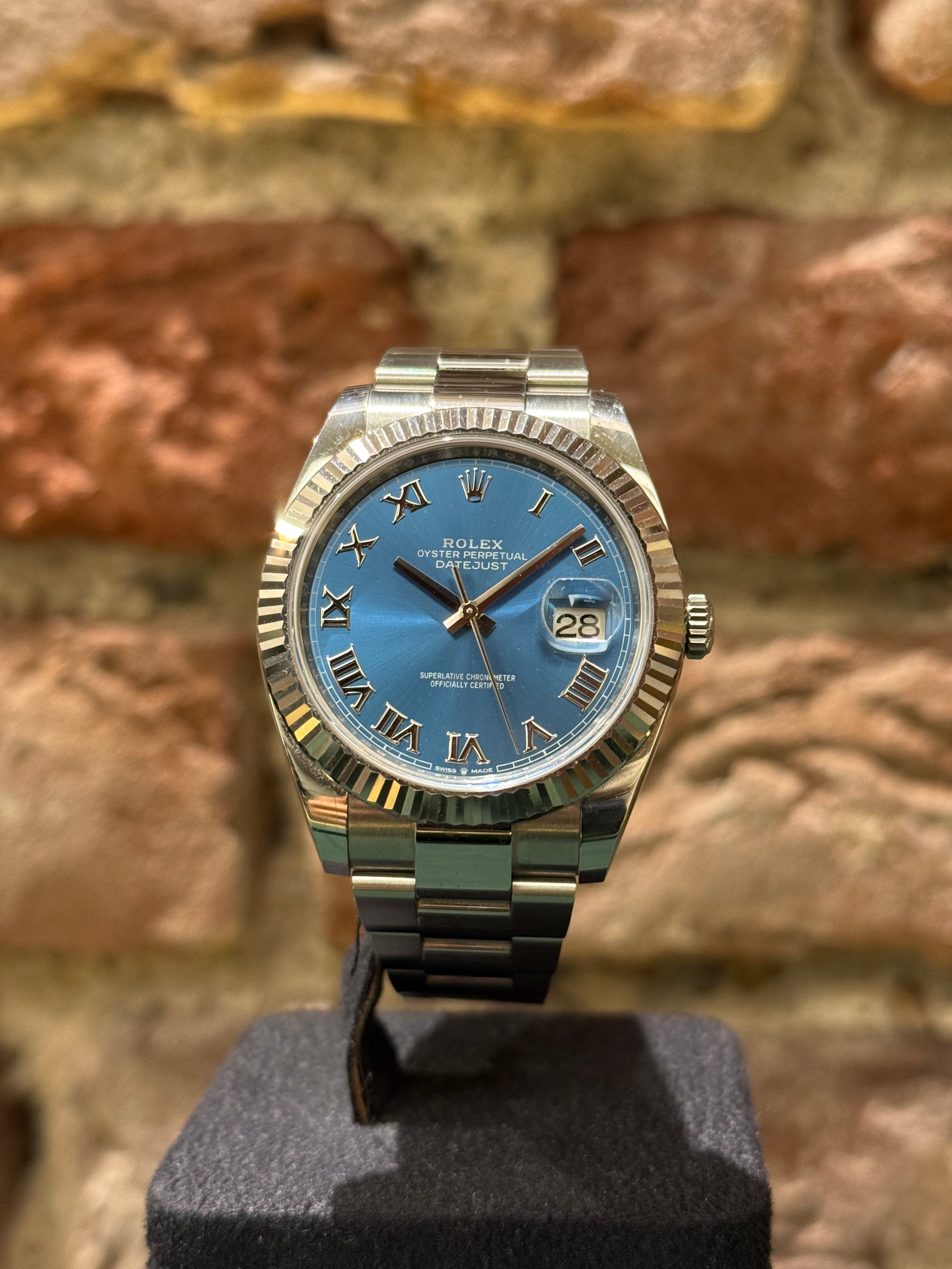 Rolex Datejust 41 -  Blaues Zifferblatt, Modell 2021, Ref. 126334