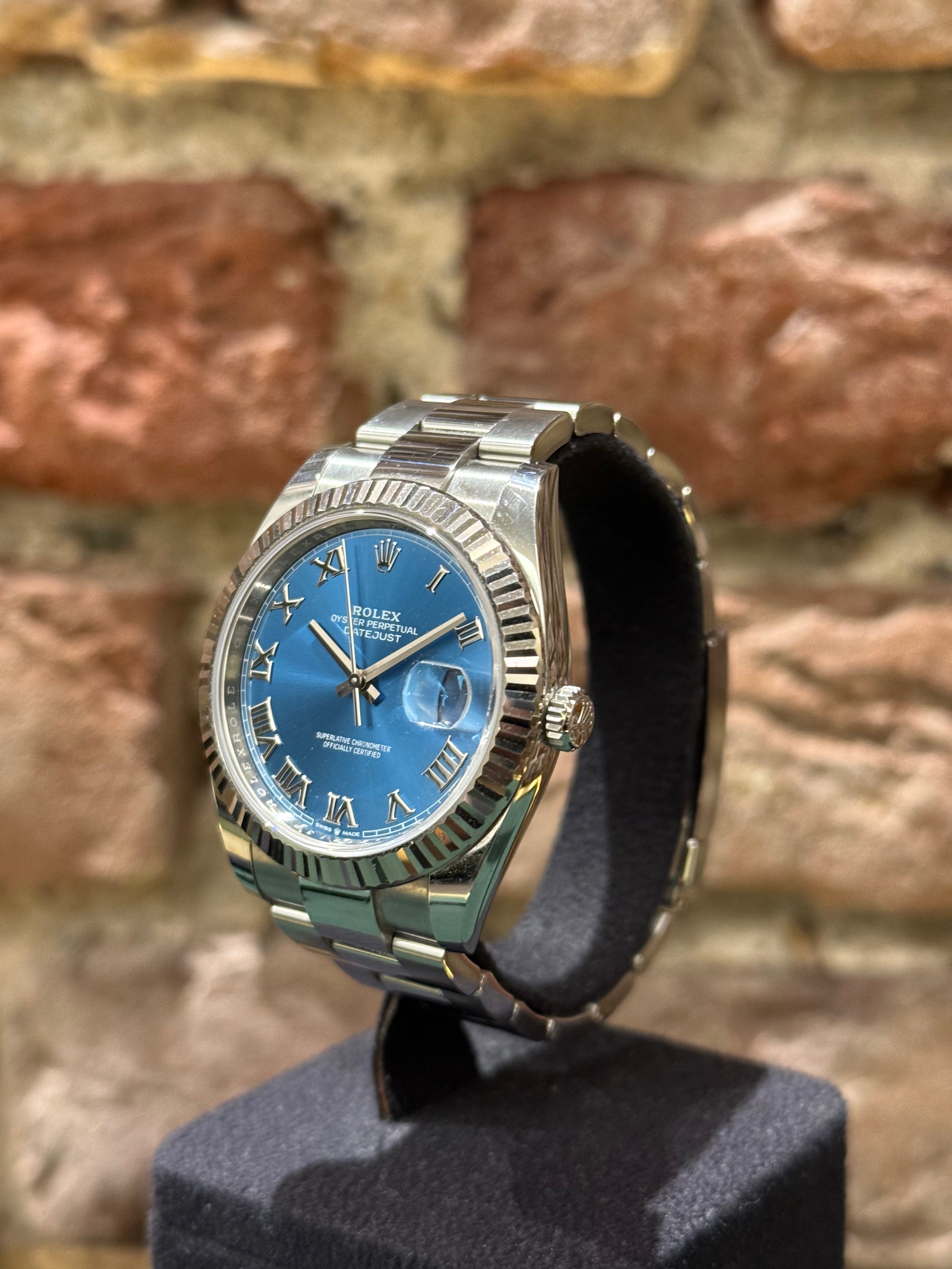 Rolex Datejust 41 -  Blaues Zifferblatt, Modell 2021, Ref. 126334