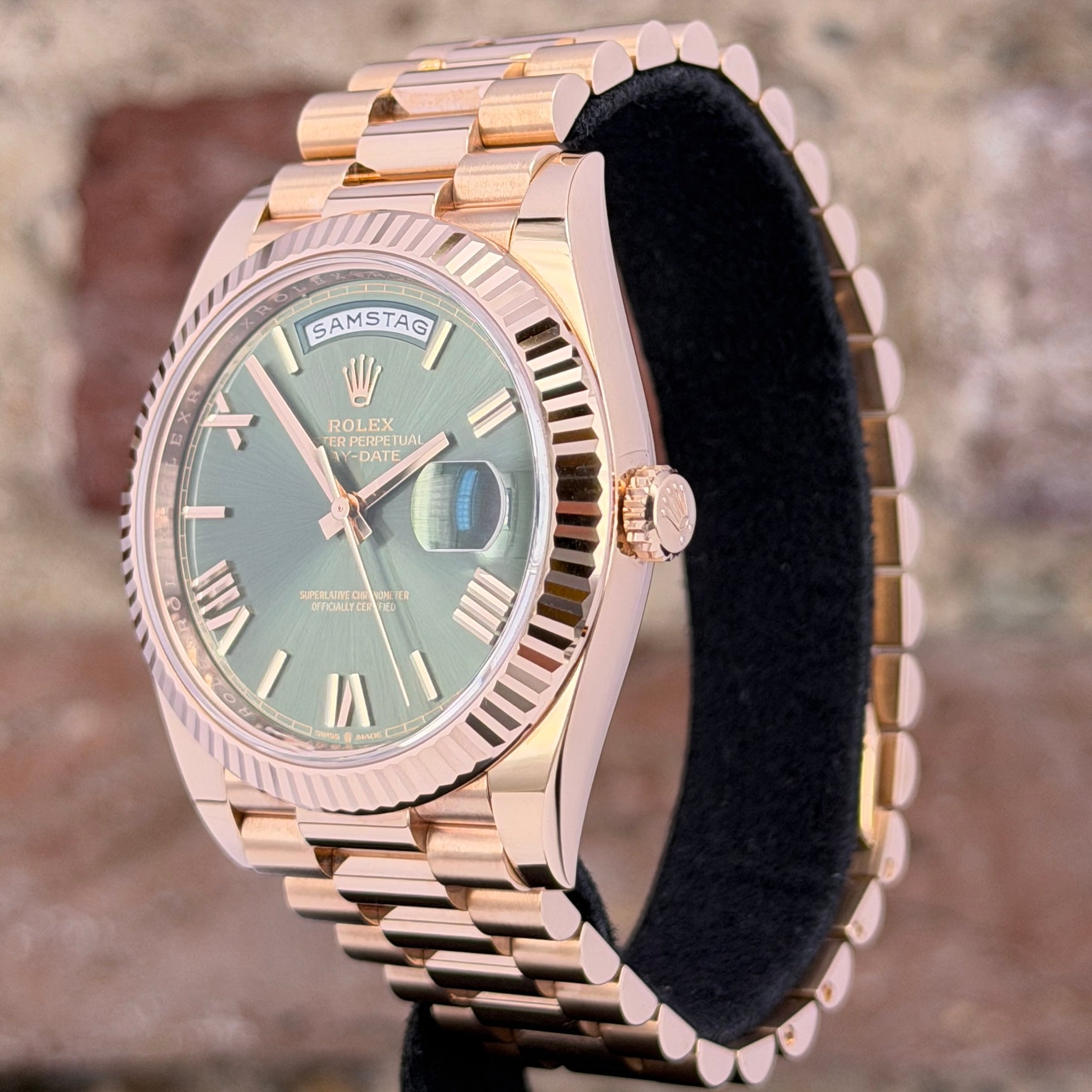 Rolex Day Date 40 – Grünes Zifferblatt , Modell 2022, Ref. 228235